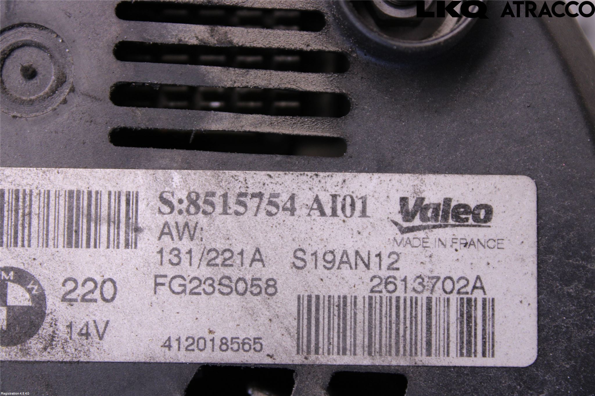 BMW 5 F10/F11/F18 09-17 Generator