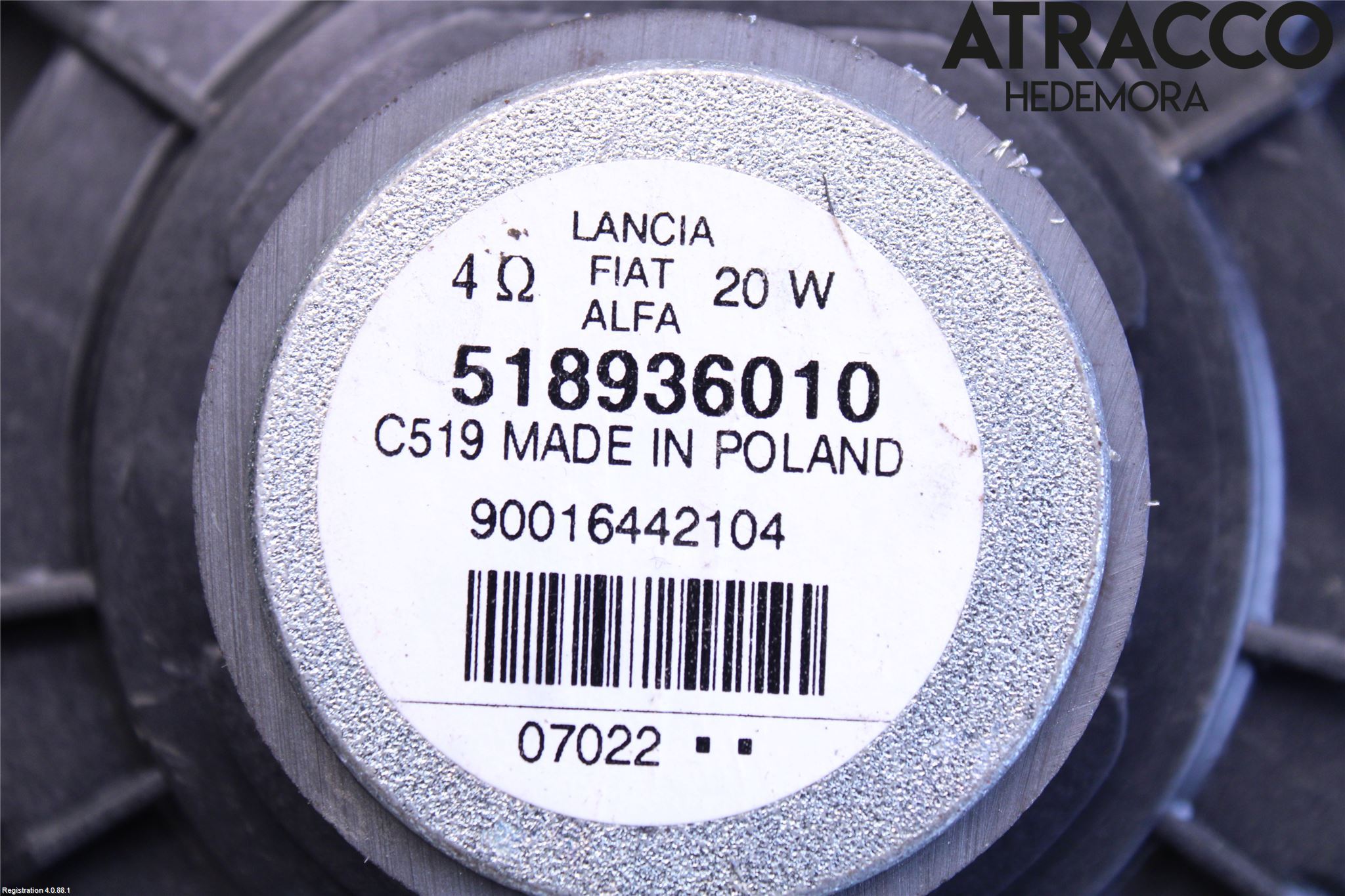 Fiat 500e 20- Högtalare