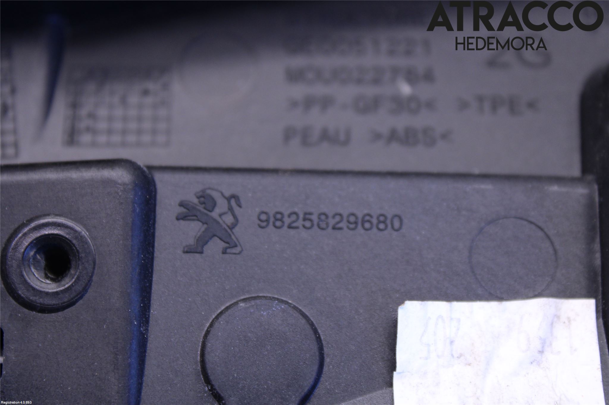 Peugeot 2008/E-2008 20- Bakruta - Dekorlist