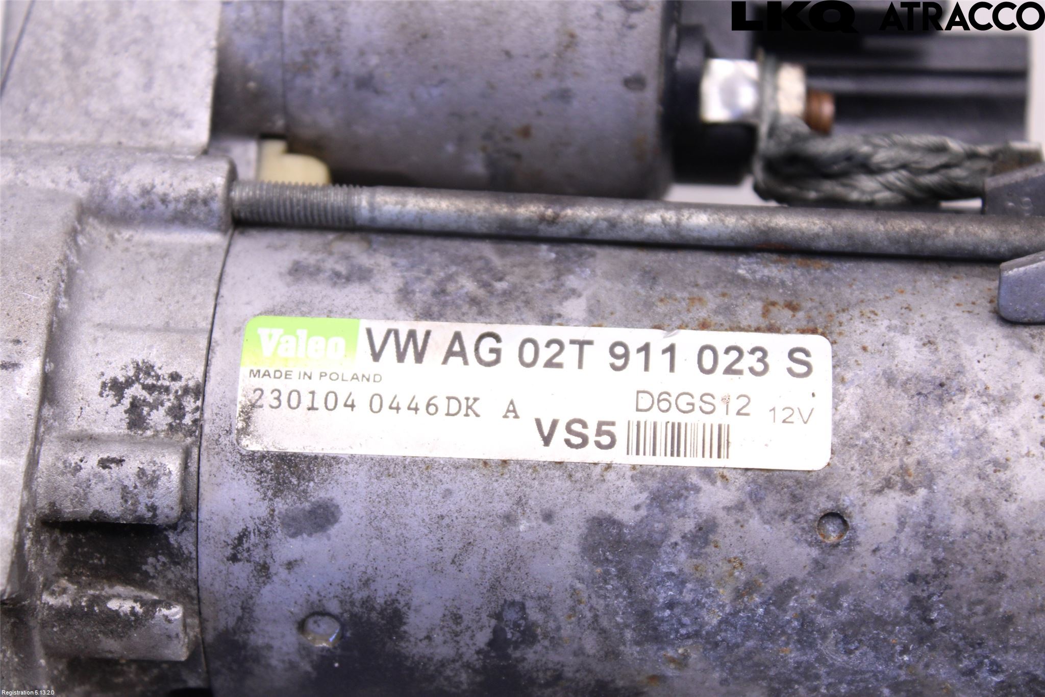 Volkswagen VW GOLF V 04-09 Startmotor
