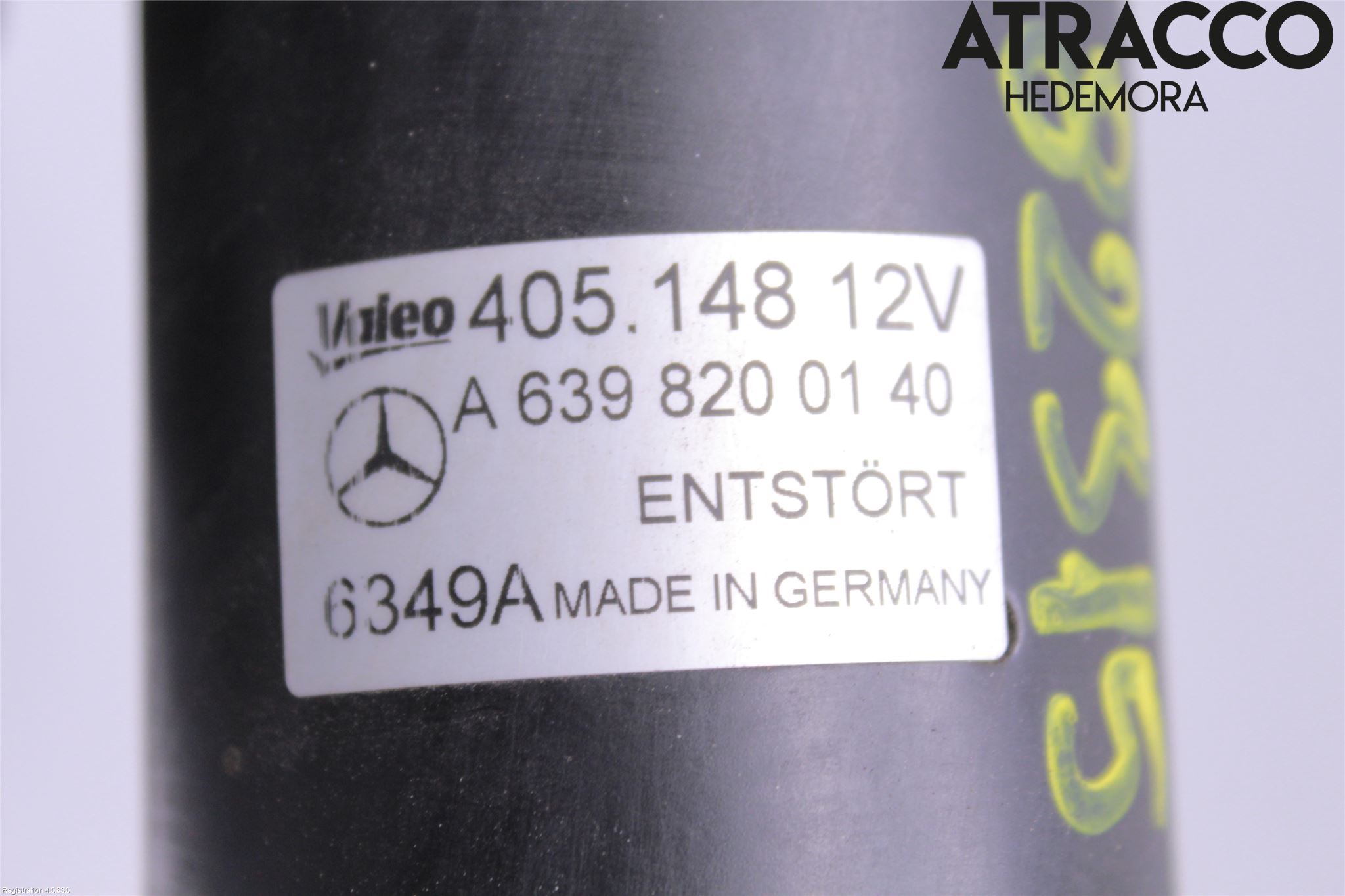 Mercedes-Benz MB VITO/VIANO (W639) 04-14 Torkarmotor Vindruta