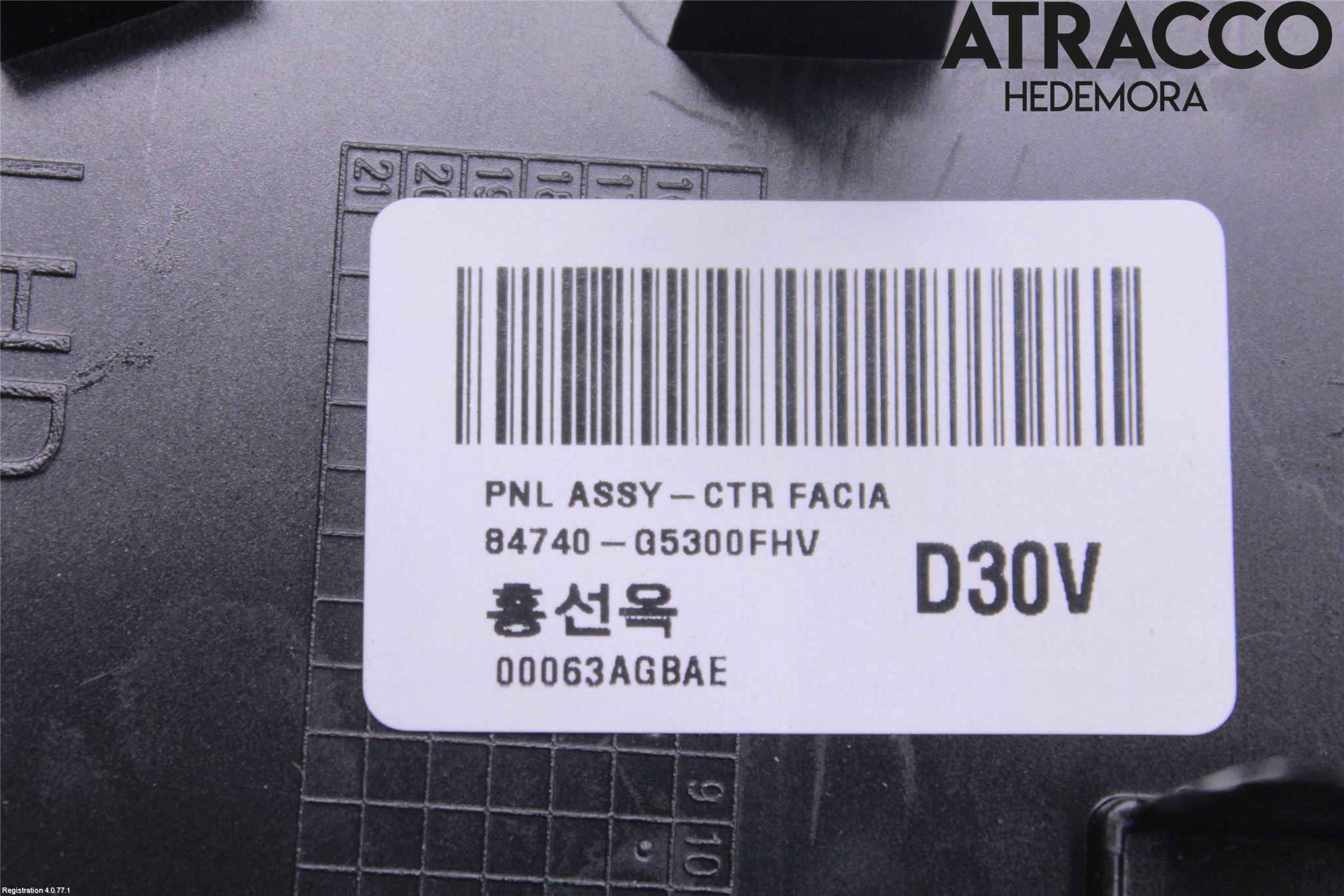 Kia NIRO (DE) 17-22 Instrument-Radio Sarg