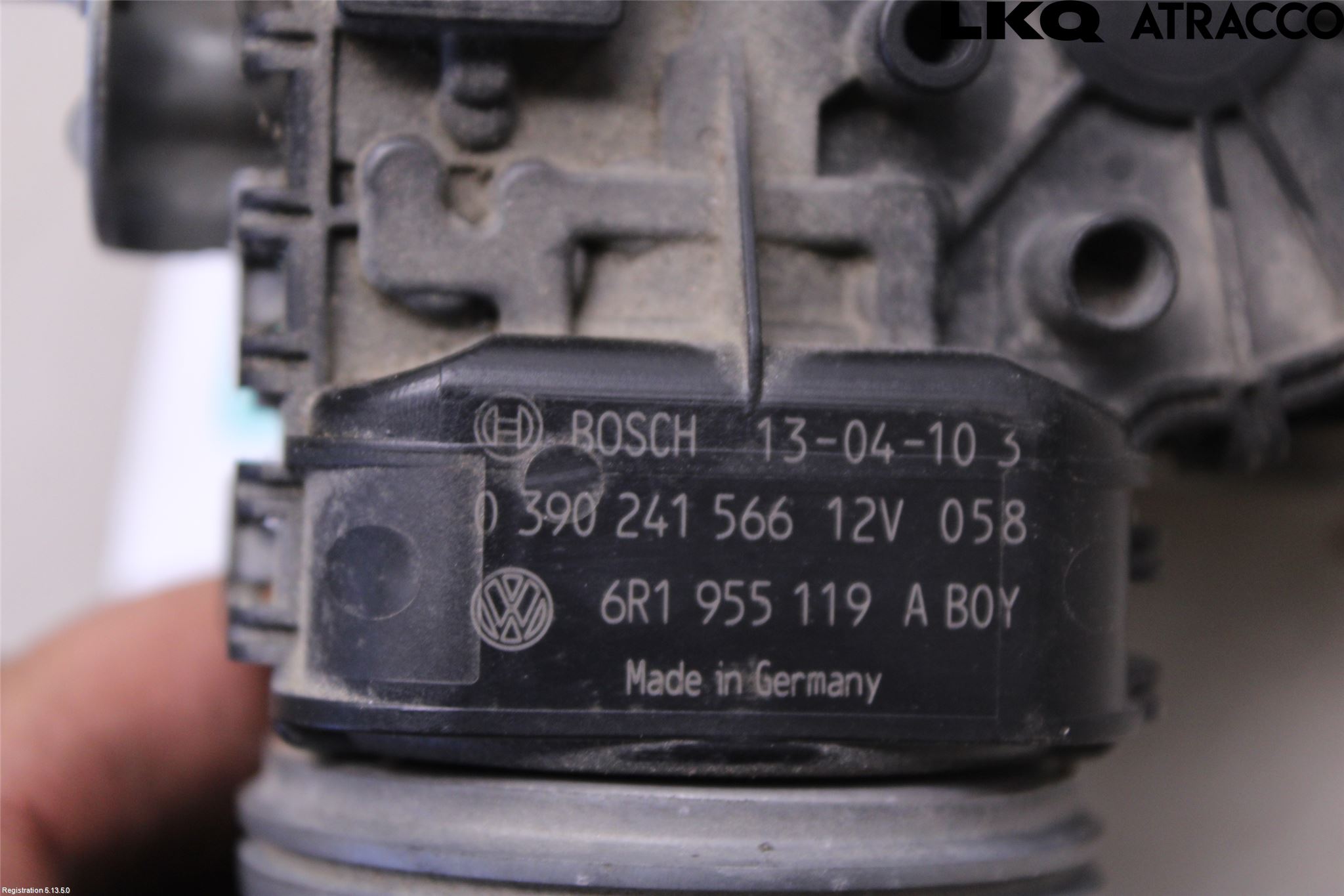 Volkswagen VW POLO 10-17 Torkarmotor Vindruta