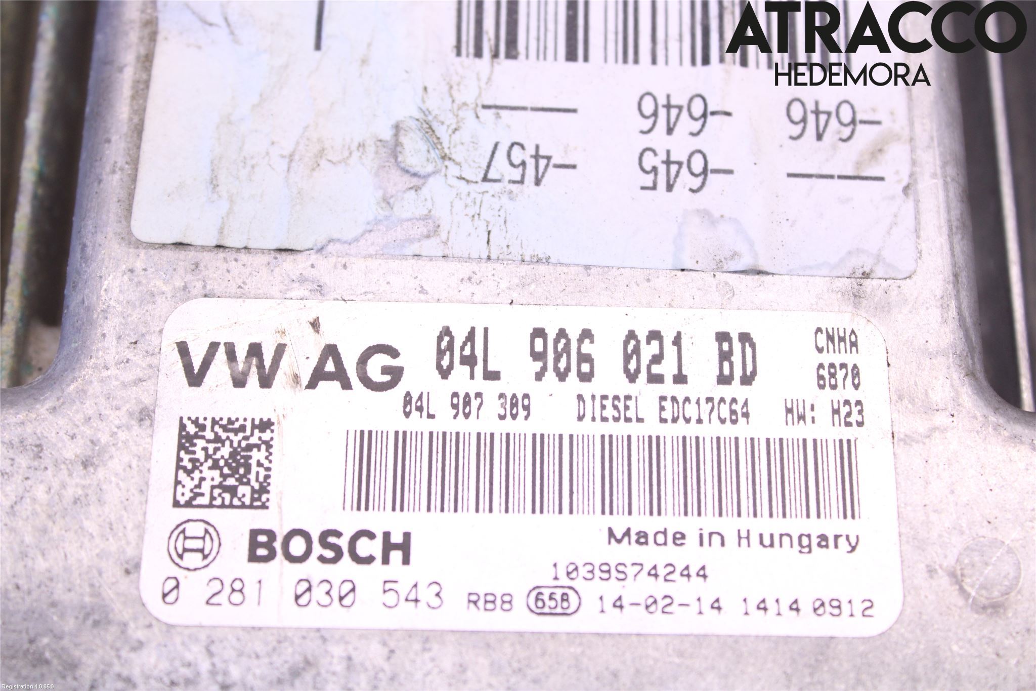 Audi A6/S6 4G 11-18 Styrenhet Inspump Diesel