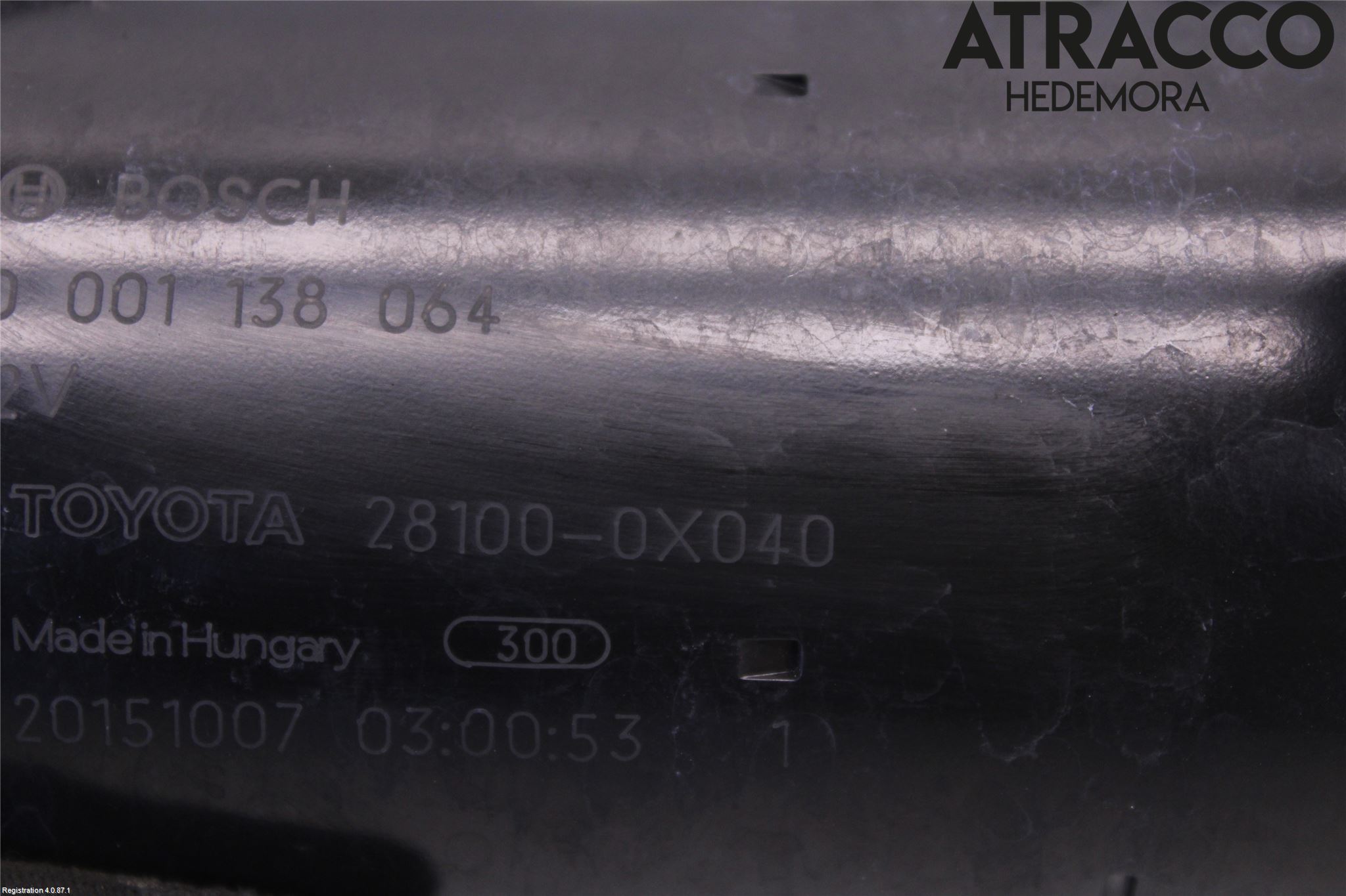 Toyota AURIS 13-19 Startmotor Diesel