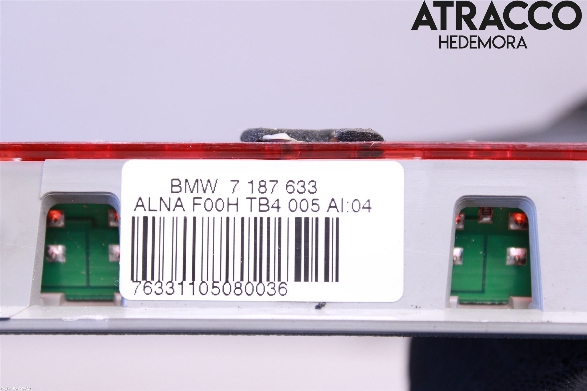 BMW X6 E71/E72   08-14 Bromsljus Bakruta