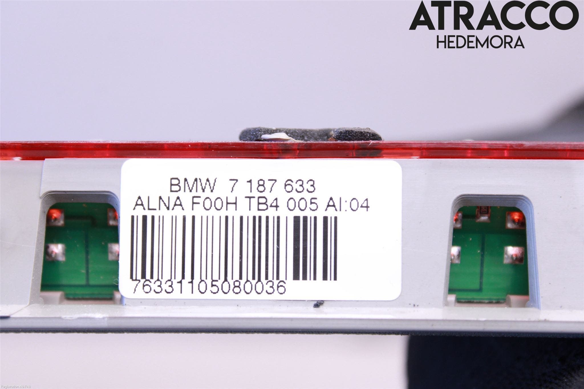 BMW X6 E71/E72 08-14 Bromsljus Bakruta