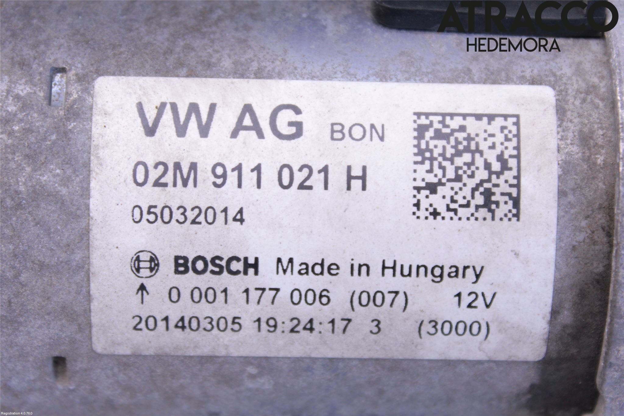 Volkswagen VW UP! / E-UP! Startmotor