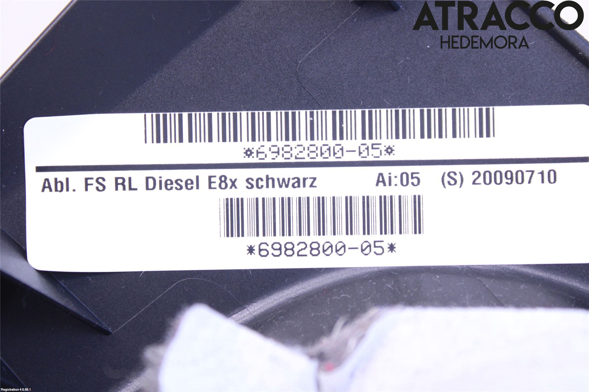 BMW 1 E82/88 Coupé/Cab 06-13 Instrumentbräda Sparkskydd