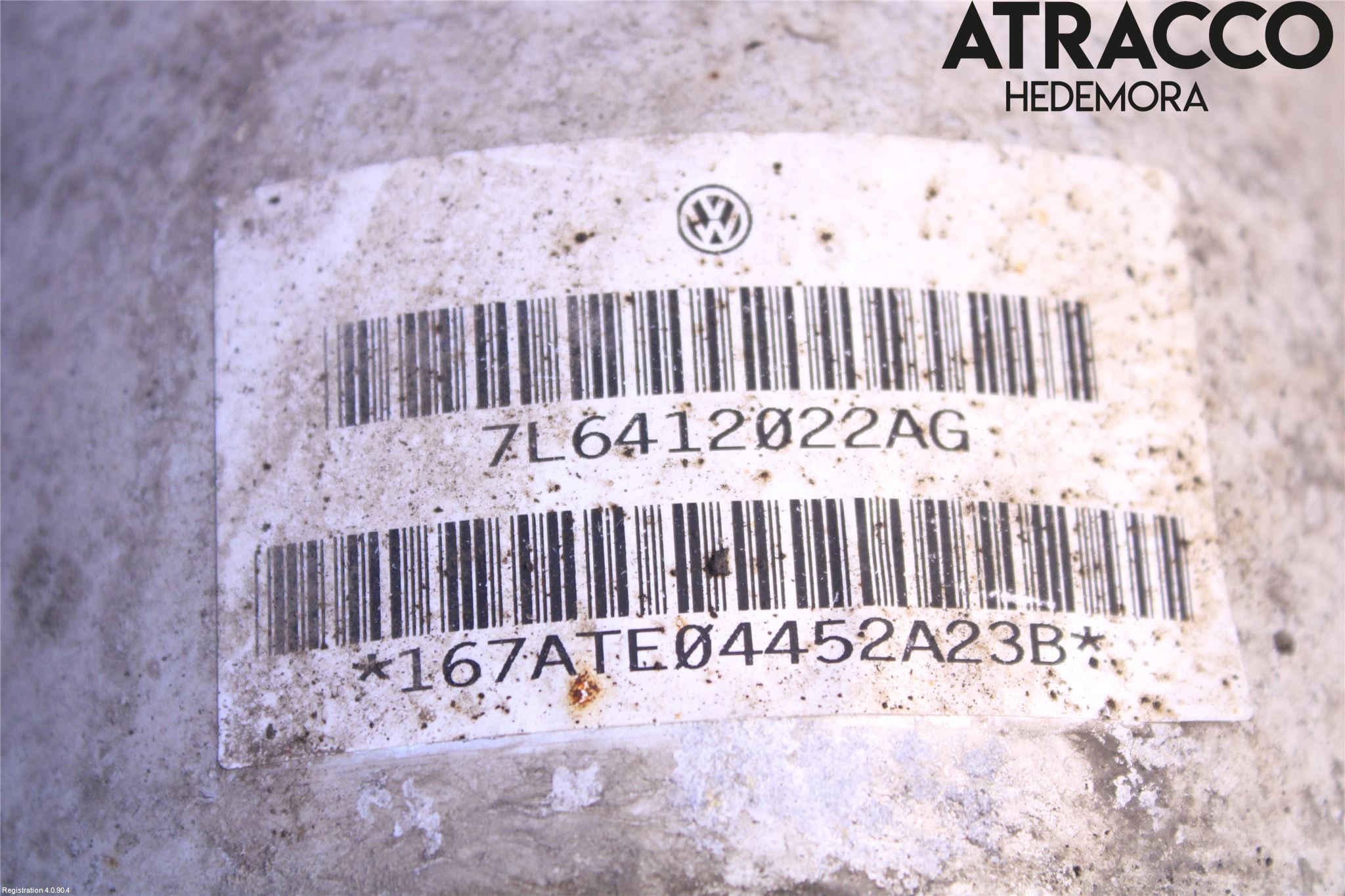 Volkswagen VW TOUAREG 7L 03-10 Fjäderben Fram Höger