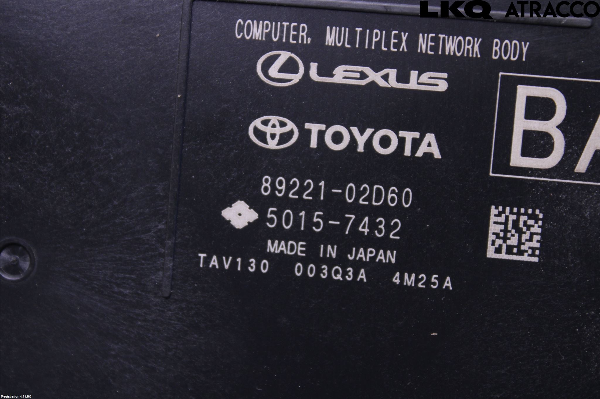 Toyota COROLLA 19- Styrenhet Övrigt