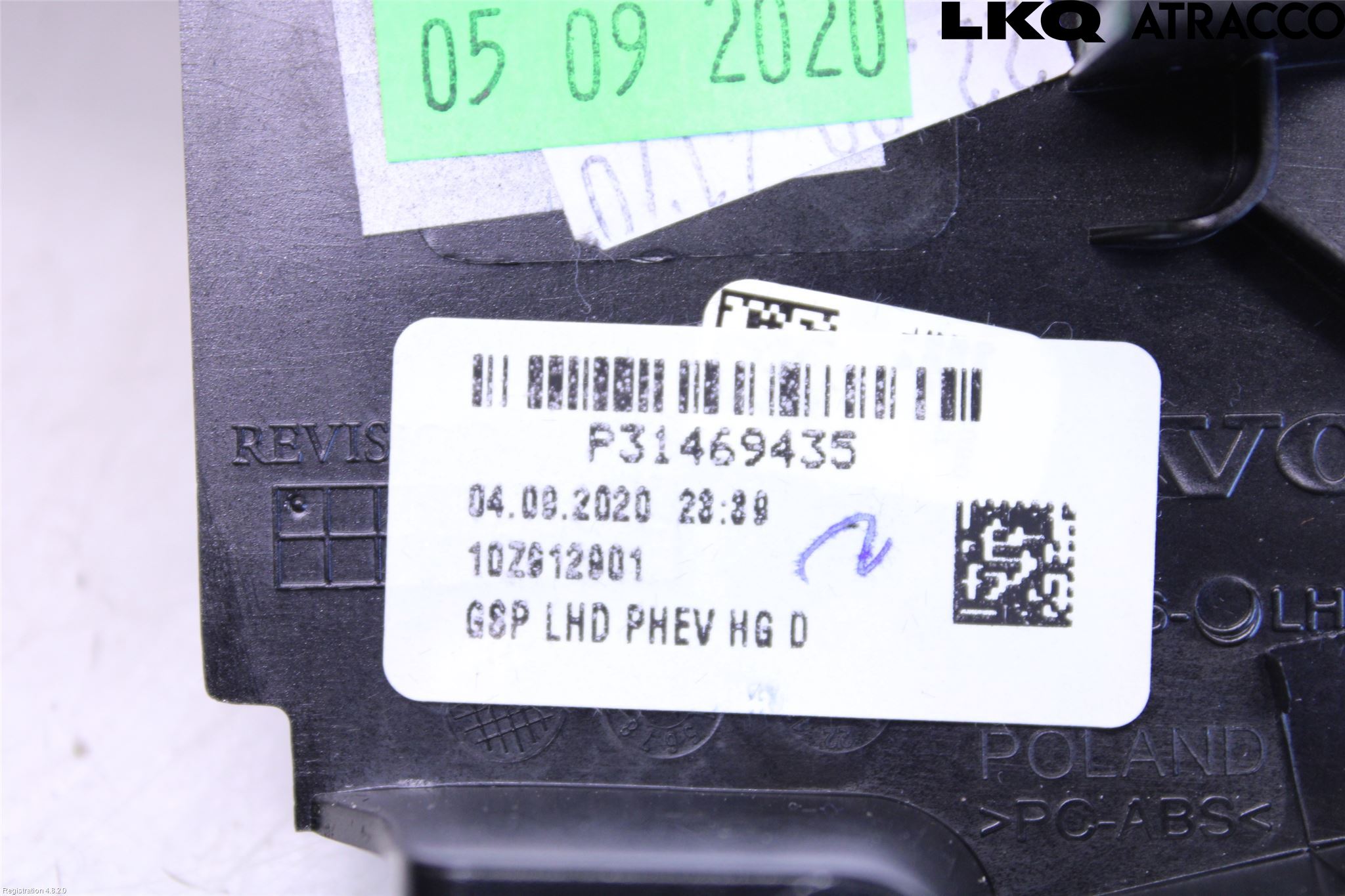 Volvo XC60 18- Inredning Sarg Växelspak