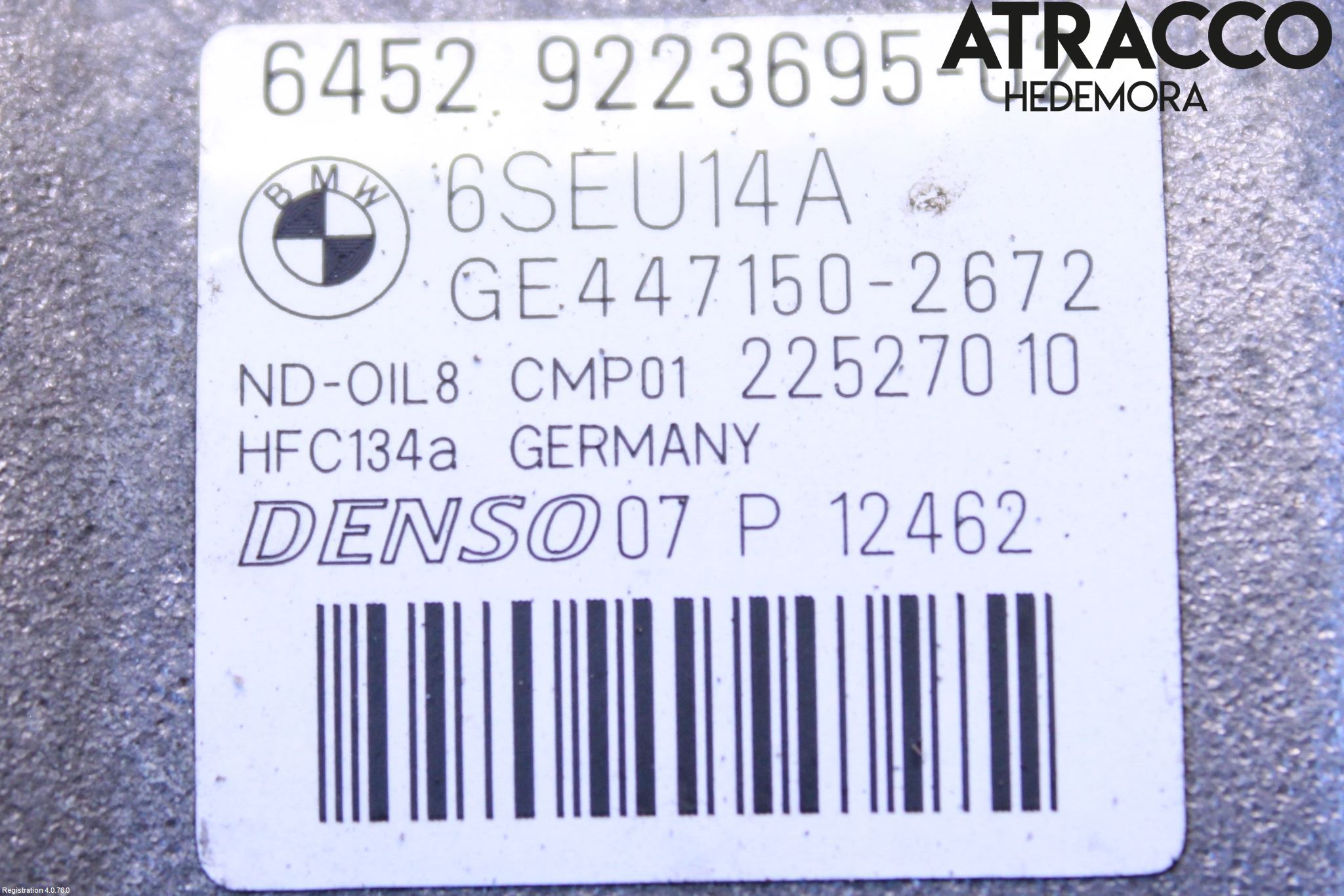 BMW 1 F20/F21 11-19 Ac Kompressor