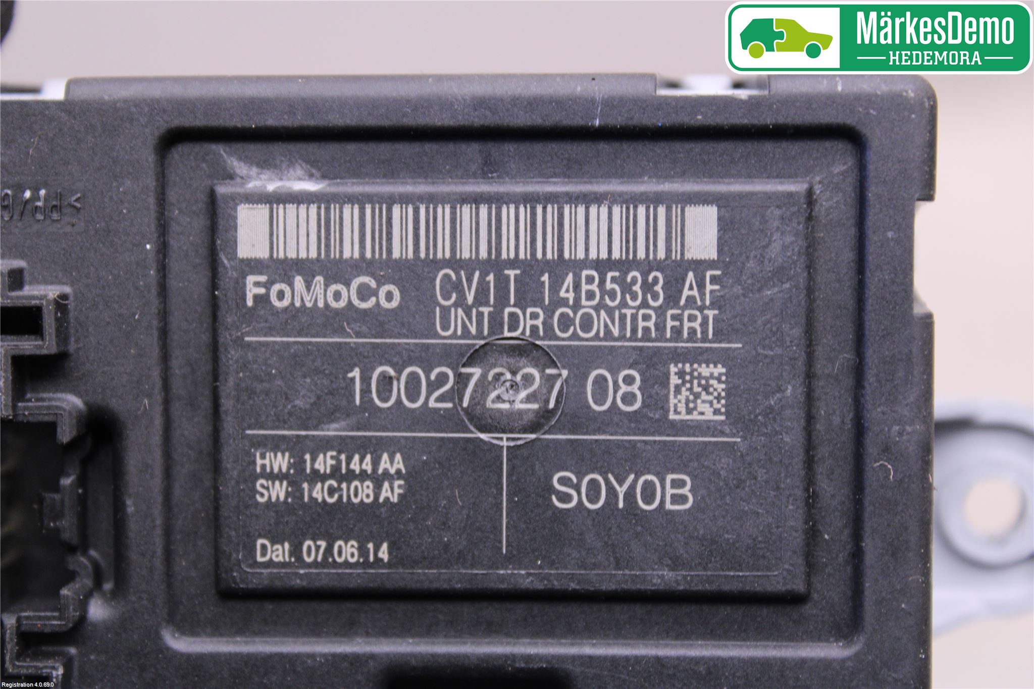 Ford FIESTA 13-17 Styrenhet Dörr