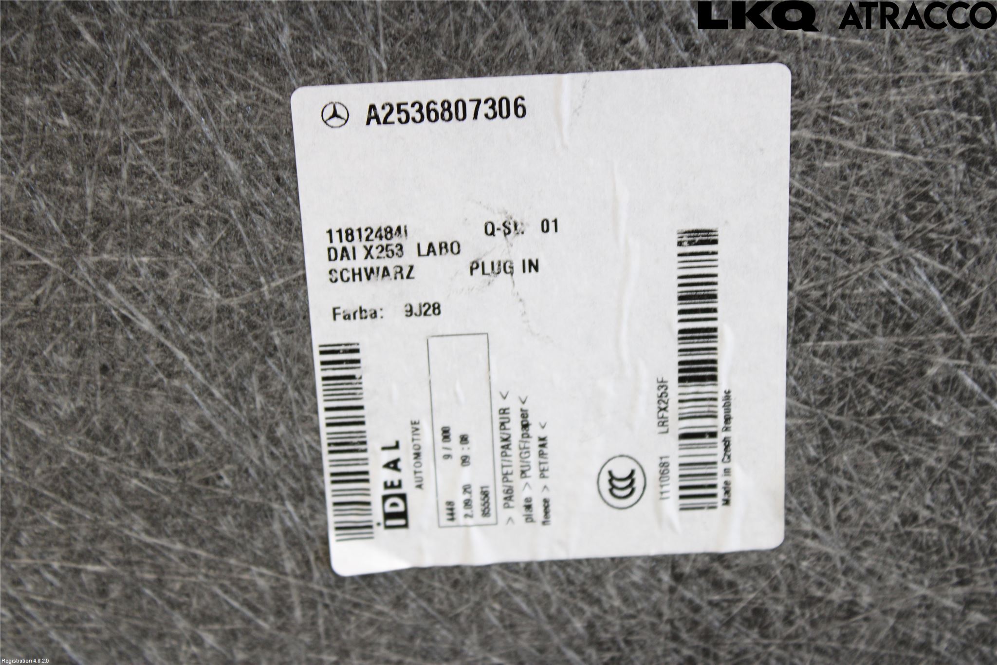 Mercedes-Benz MB GLC-KLASS (X253/C253) 15-22 Bagage Golv