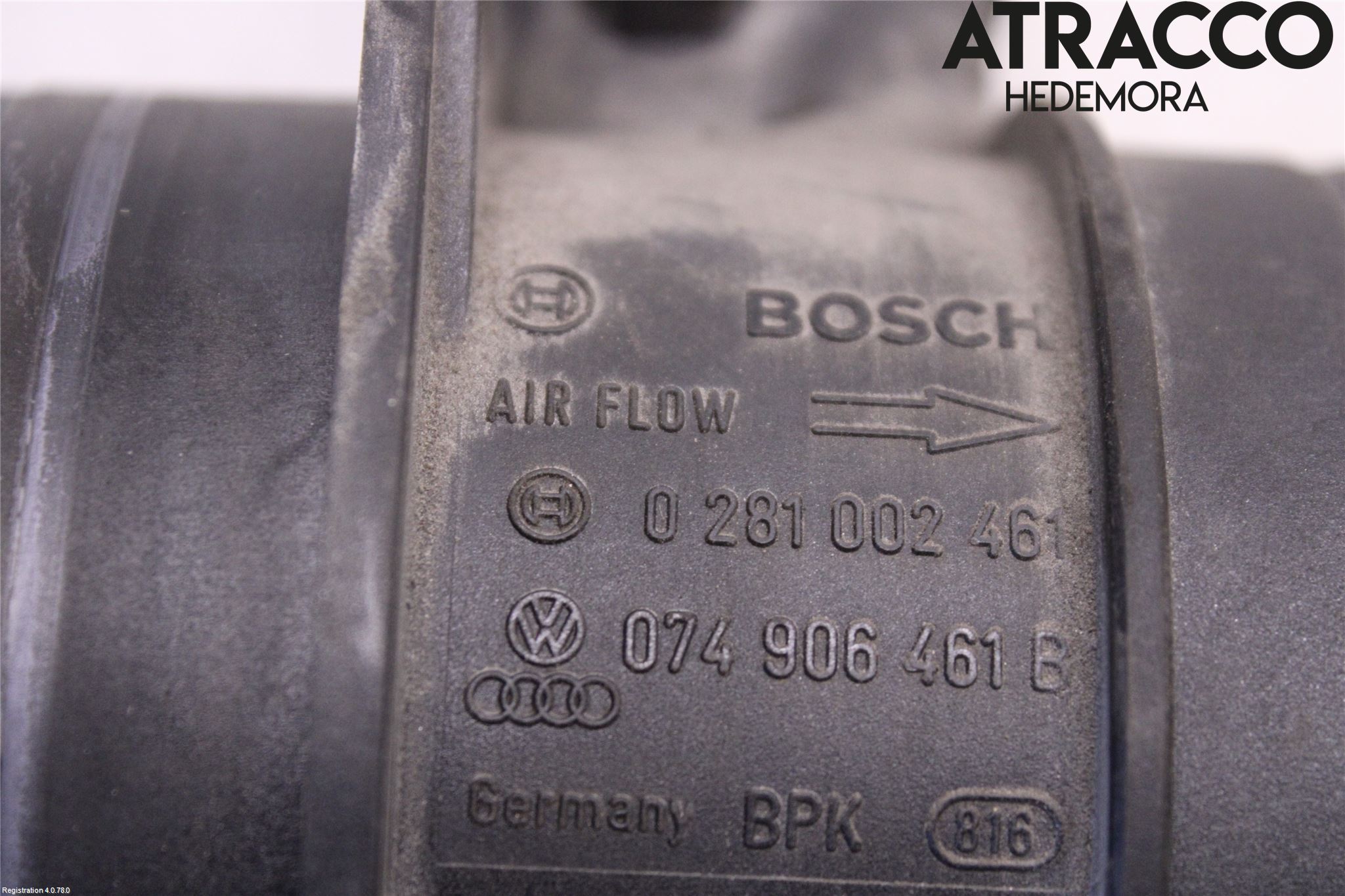 Volkswagen VW GOLF V 04-09 Injluftmassamätare