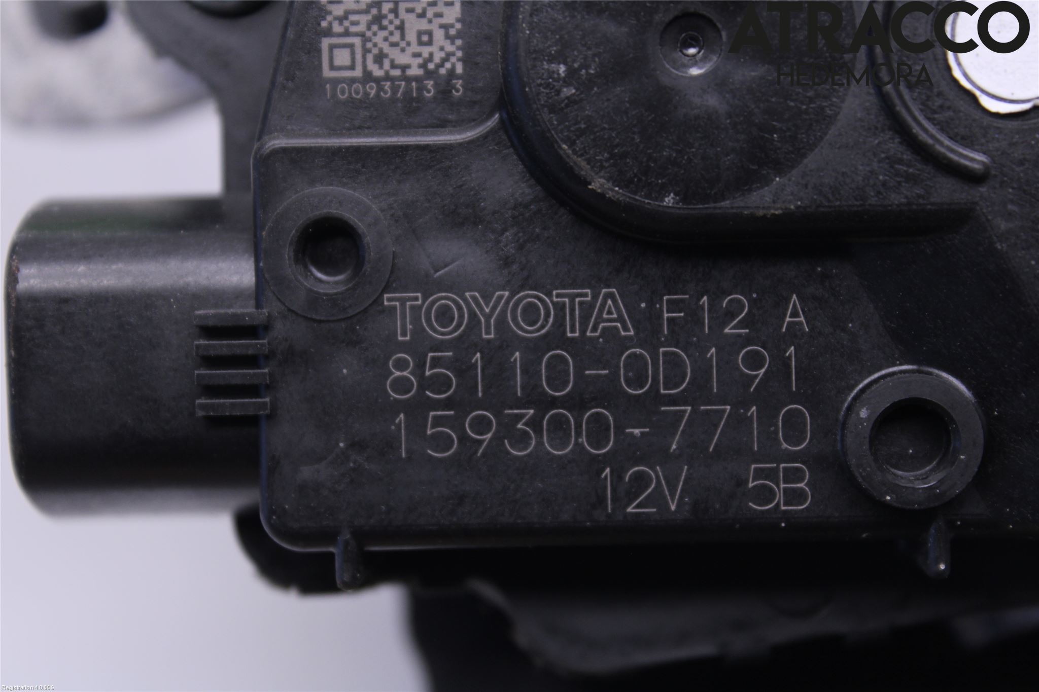 Toyota YARIS XP130 15-20 Torkarmotor Vindruta