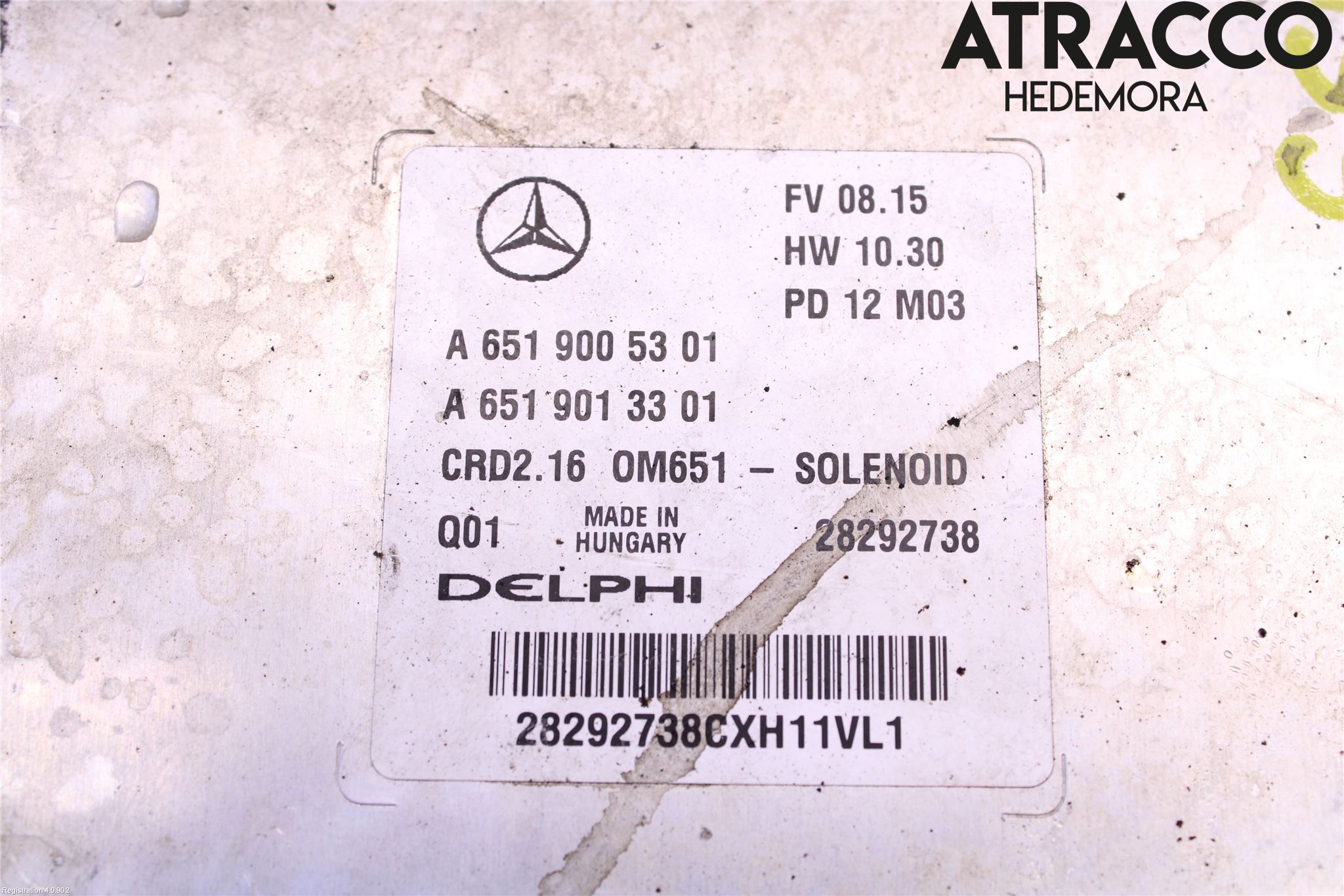 Mercedes-Benz MB C-KLASS (W204) 07-15 Styrenhet Inspump Diesel
