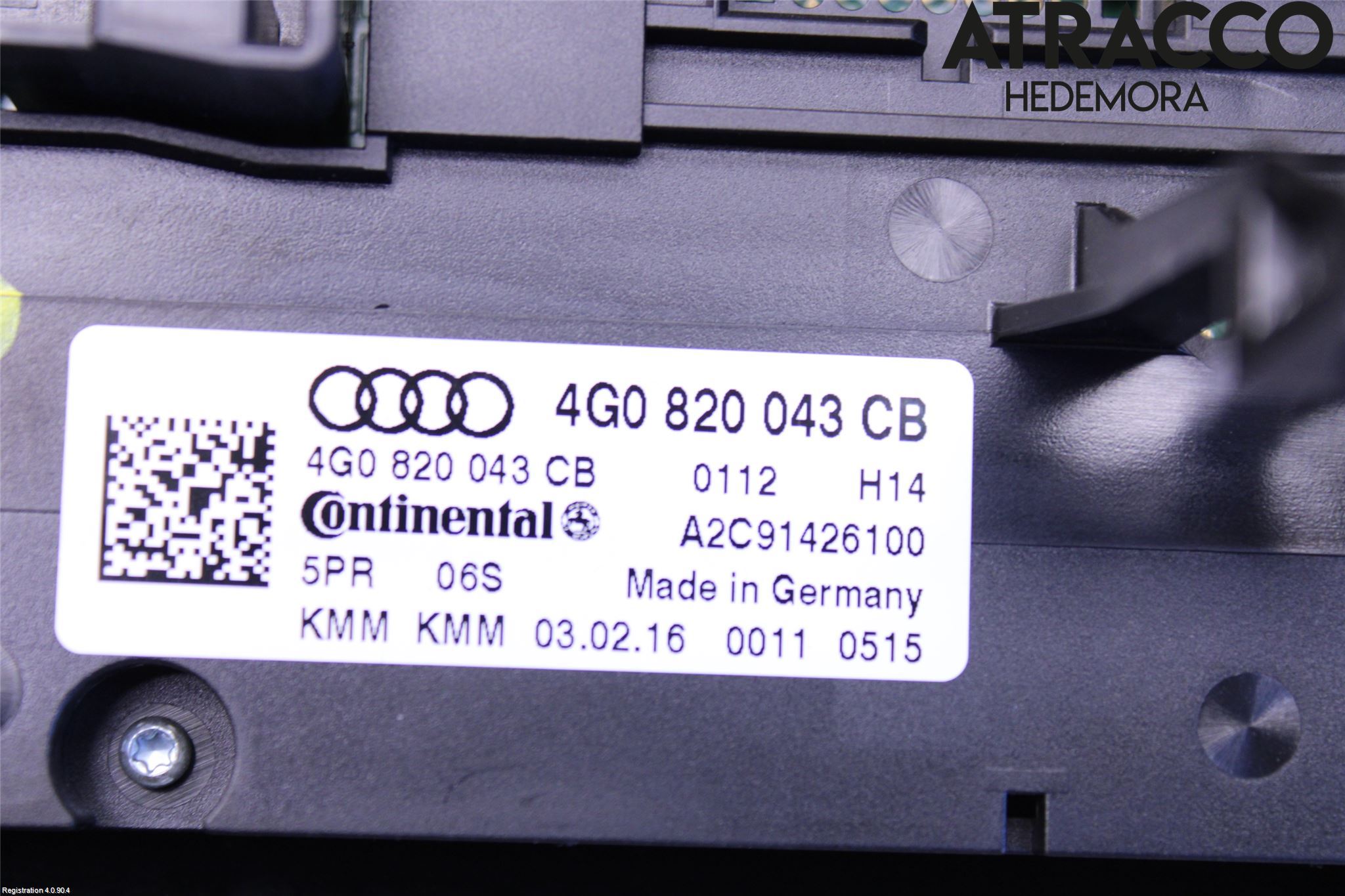 Audi A6/S6 4G 11-18 Ac Styrenhet Ac Manöveren