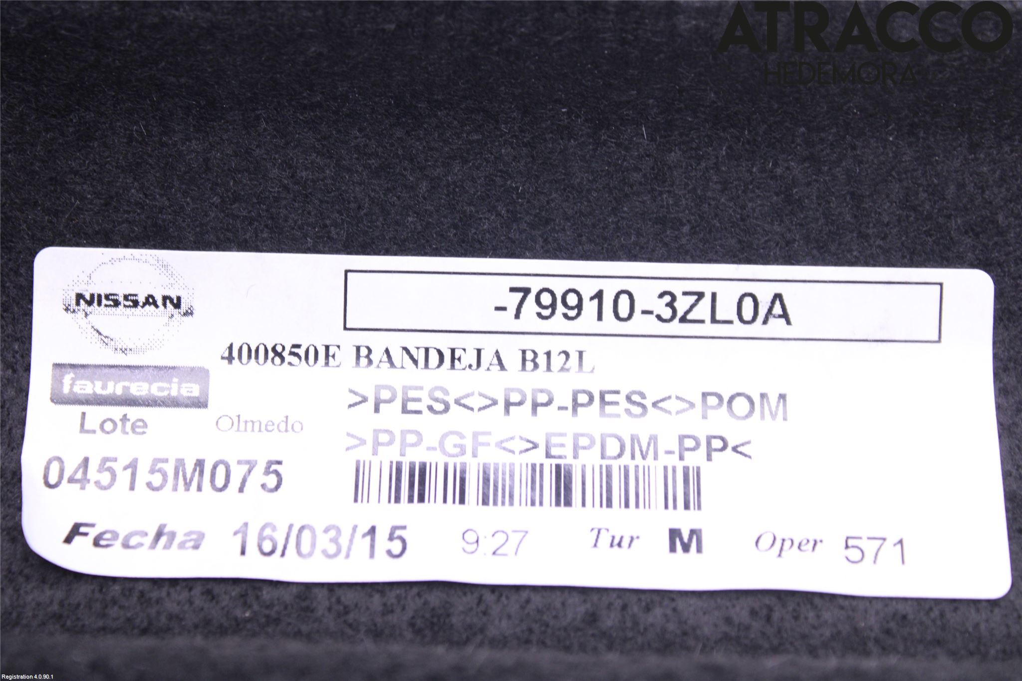 Nissan PULSAR Hatthylla