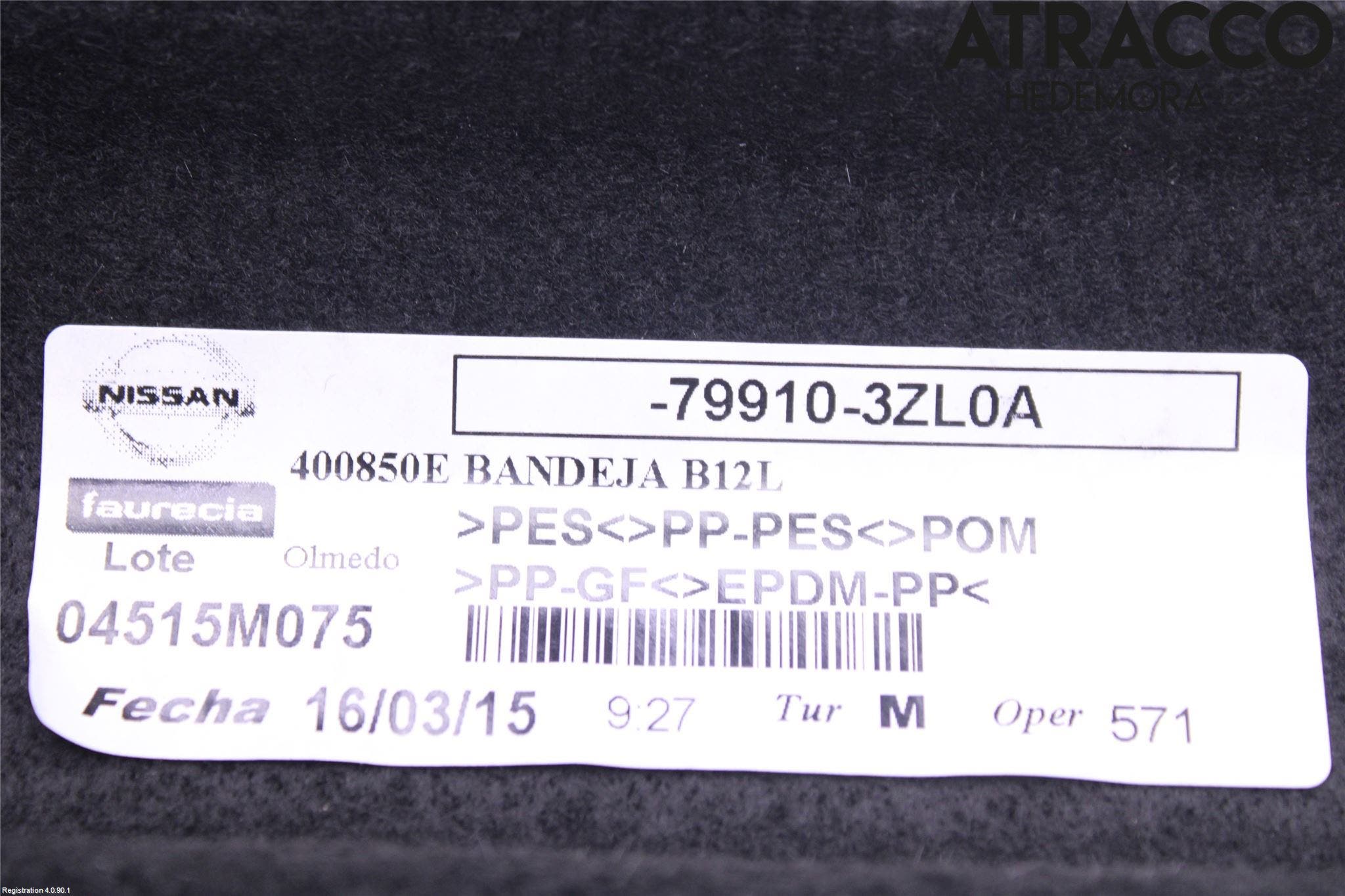 Nissan PULSAR Hatthylla