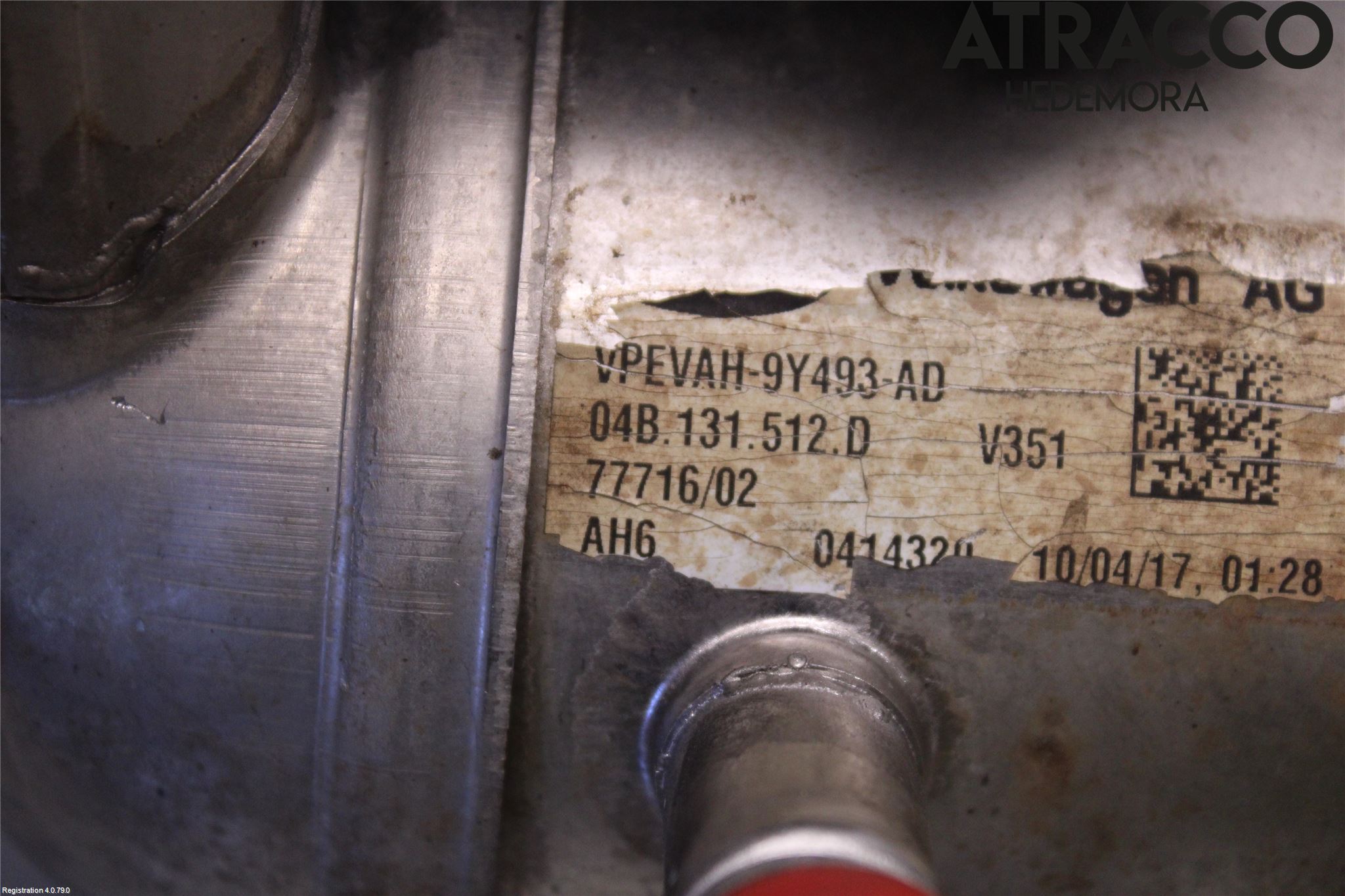 Skoda RAPID Avgaskylare