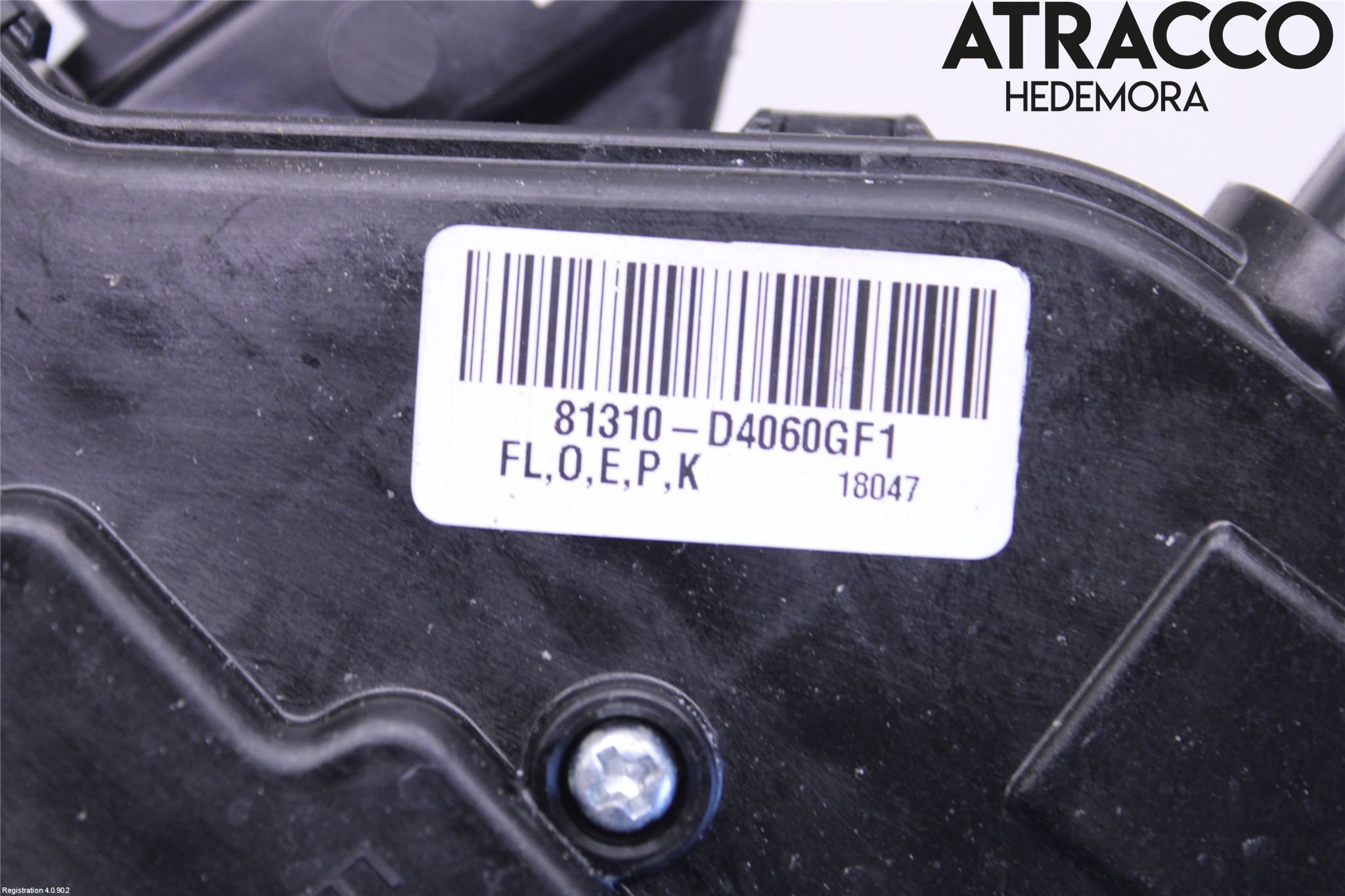 Kia OPTIMA 16-20 Låskista-Dörrlås