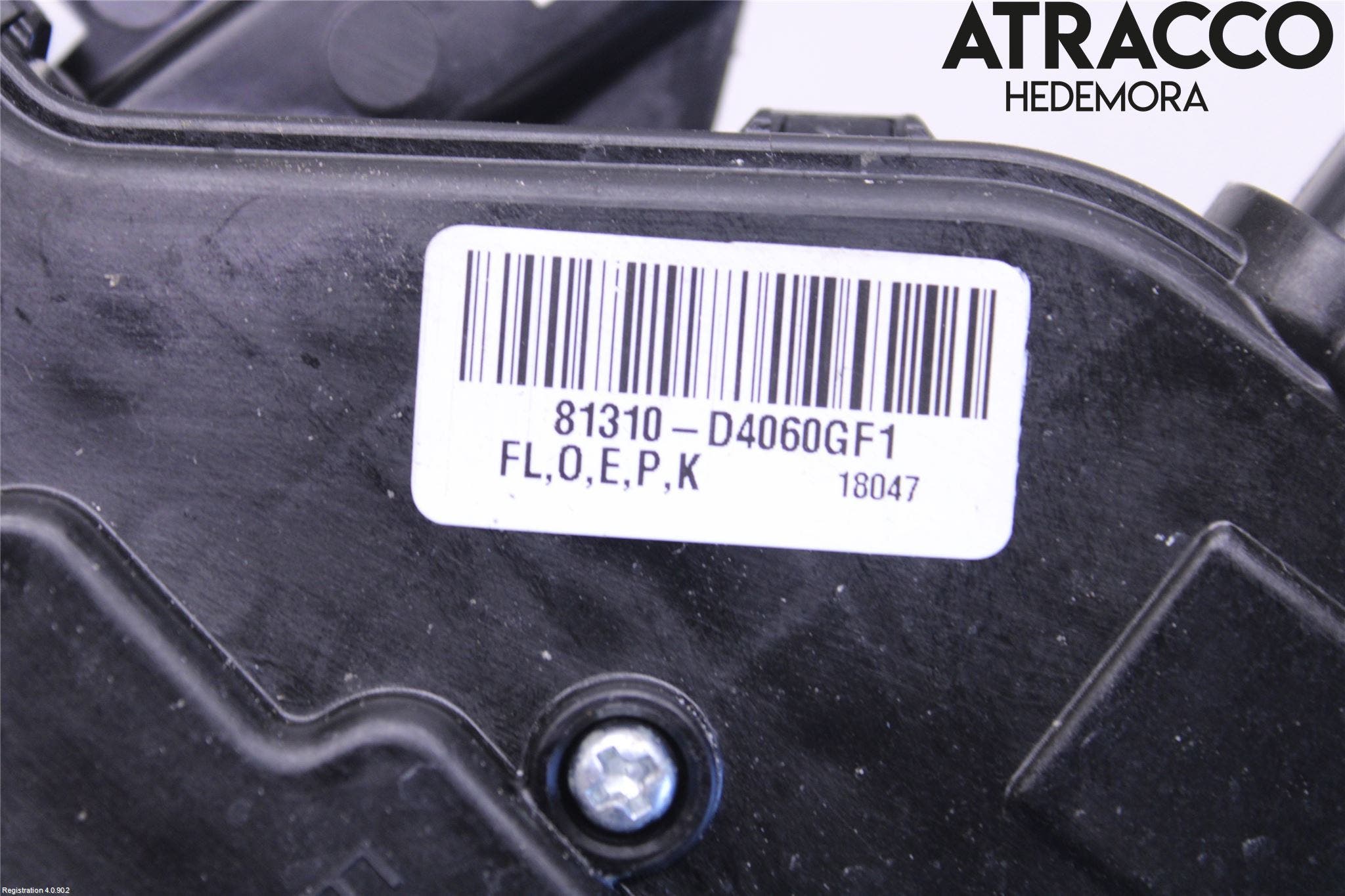 Kia OPTIMA 16-20 Låskista-Dörrlås