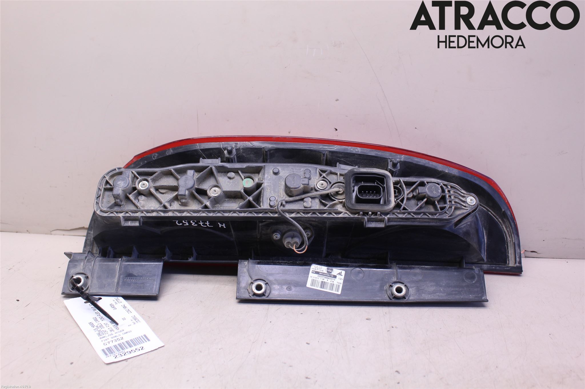 Fiat DOBLO CARGO Bakljus Höger