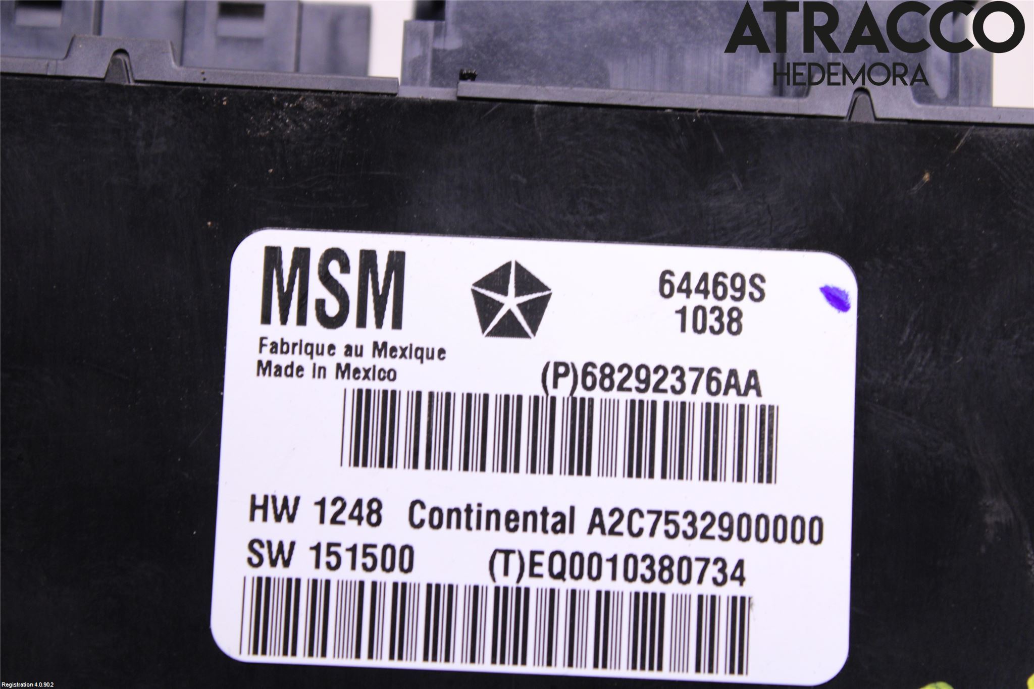 Dodge  Styrenhet Stolreglering