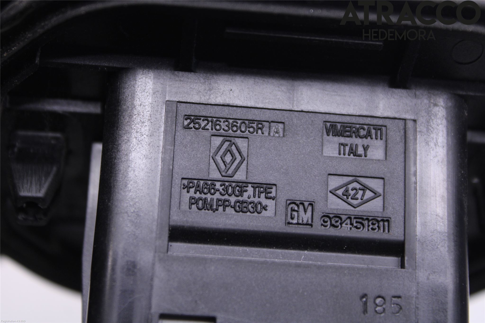 Renault TRAFIC/E-TECH 15- Centrallåskontakt Vid Lås