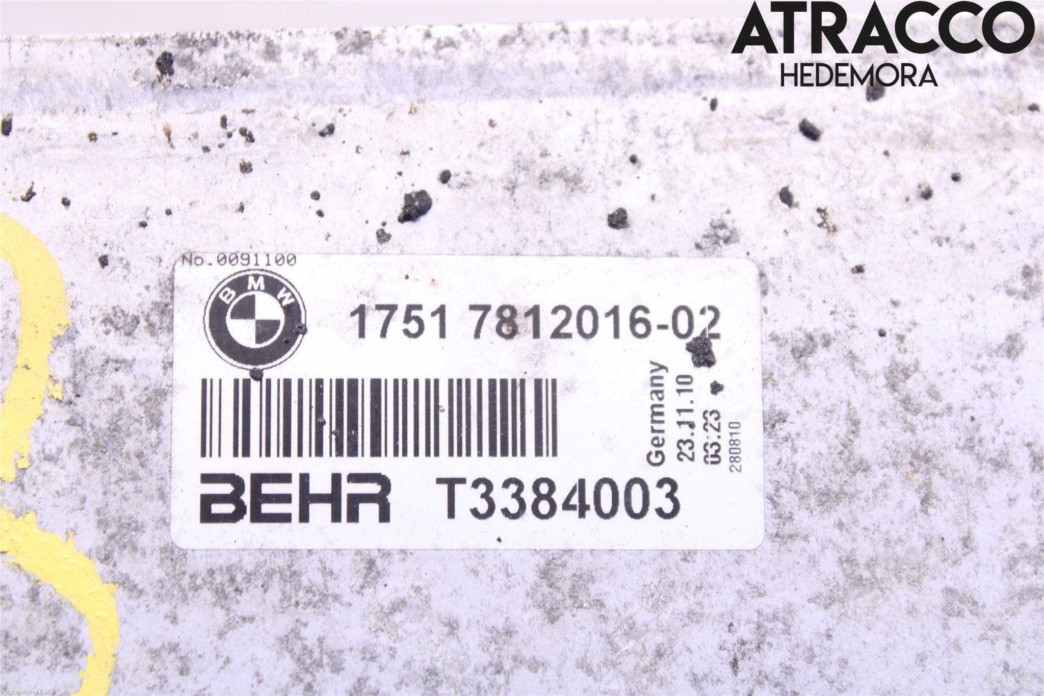 BMW 5 GT F07 09-17 Laddluft-Intercooler Kyl