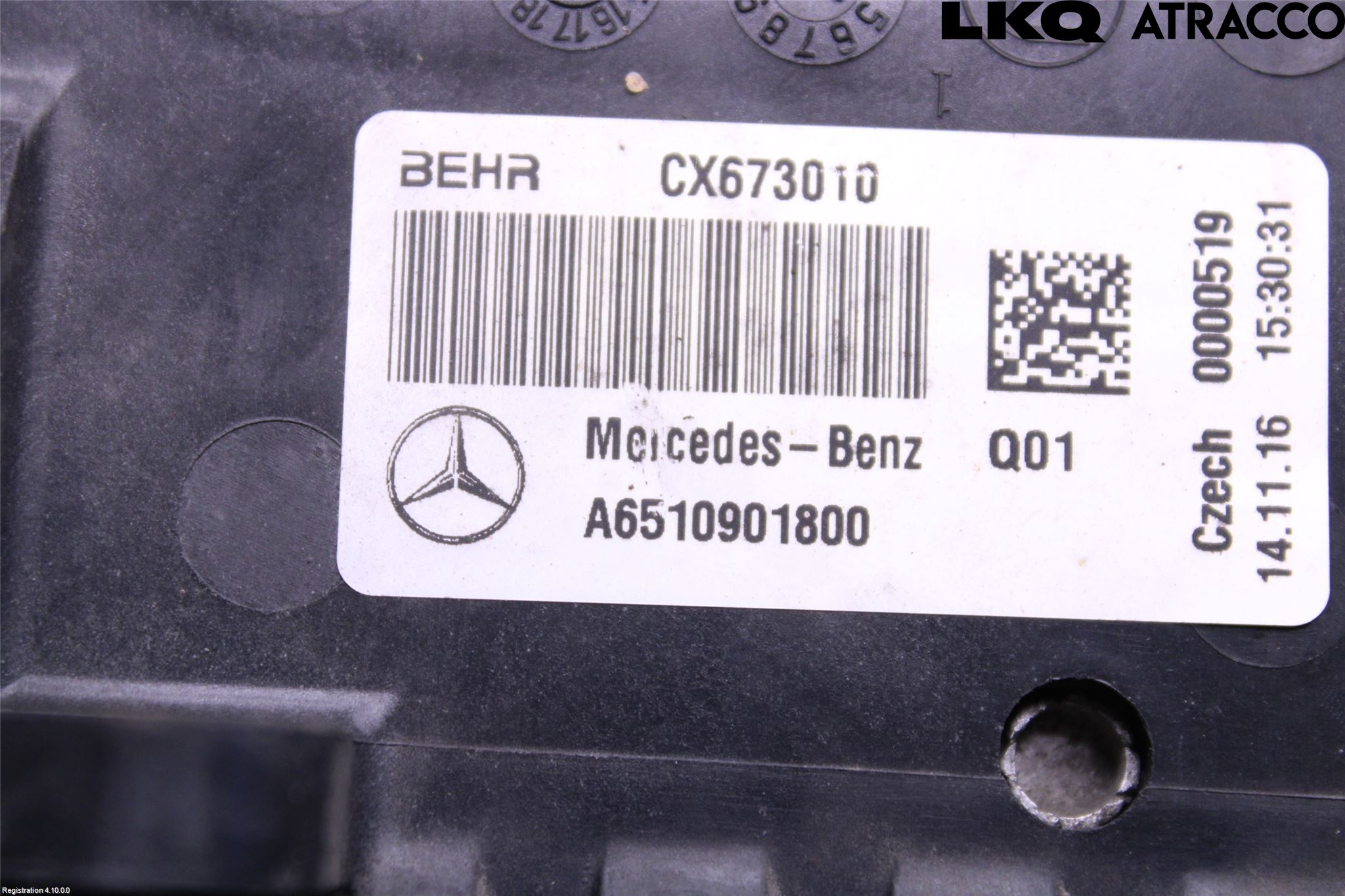 Mercedes-Benz MB C-KLASS (W205) 14-21 Laddluft-Intercooler Kyl