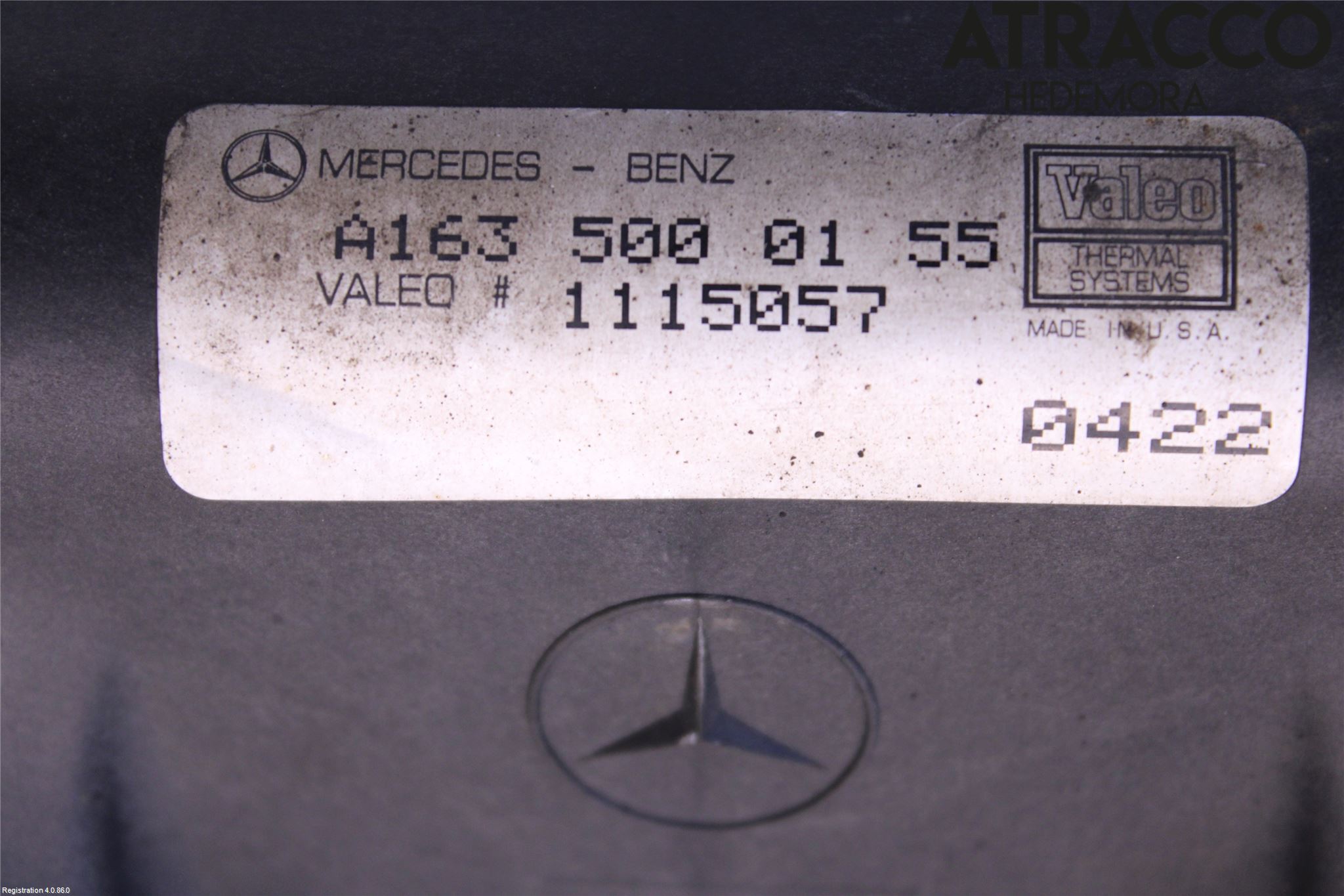 Mercedes-Benz MB ML (W163) 97-05 Kylfläkt El