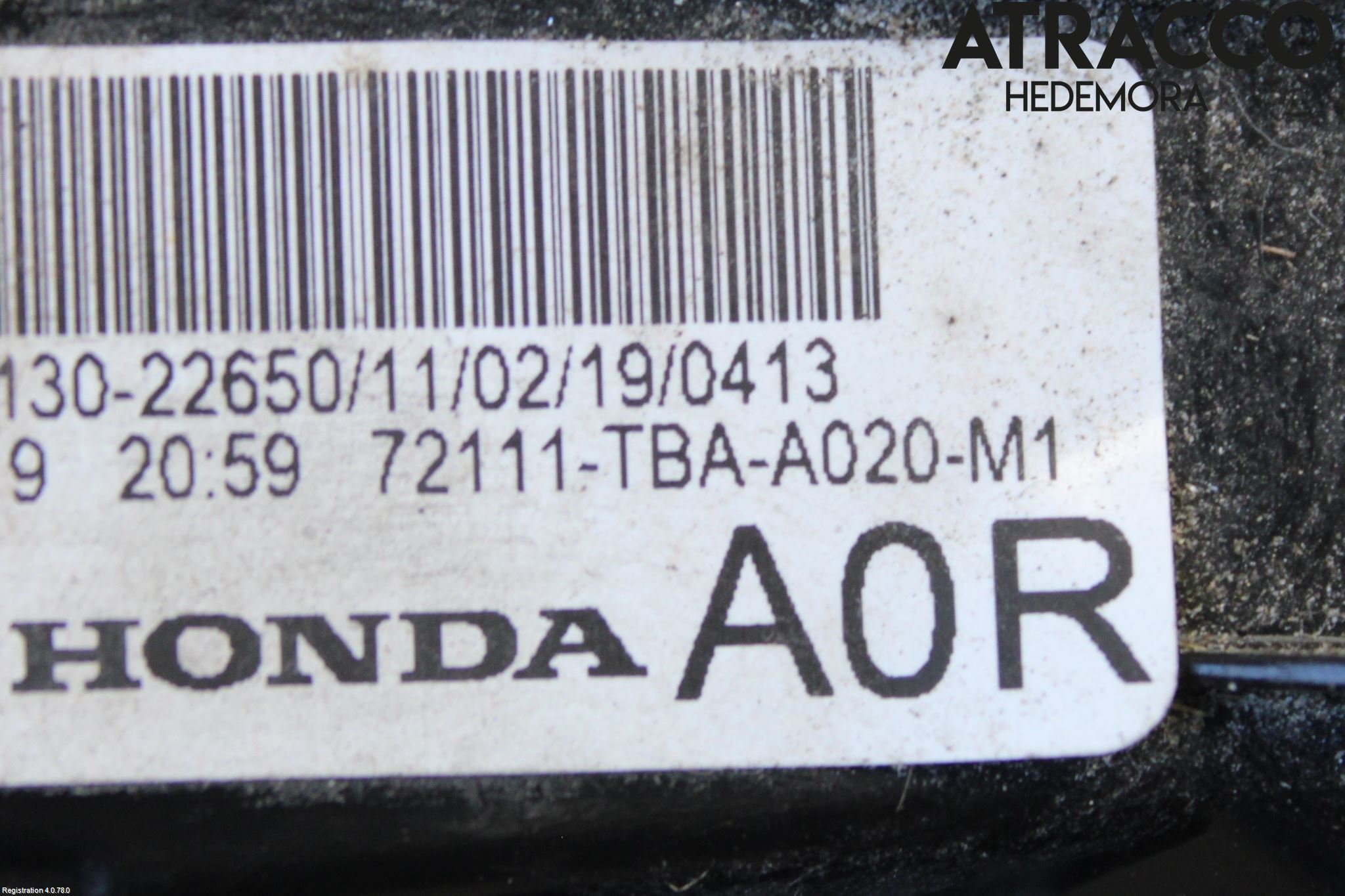 Honda CIVIC 17-22 Låskista-Dörrlås