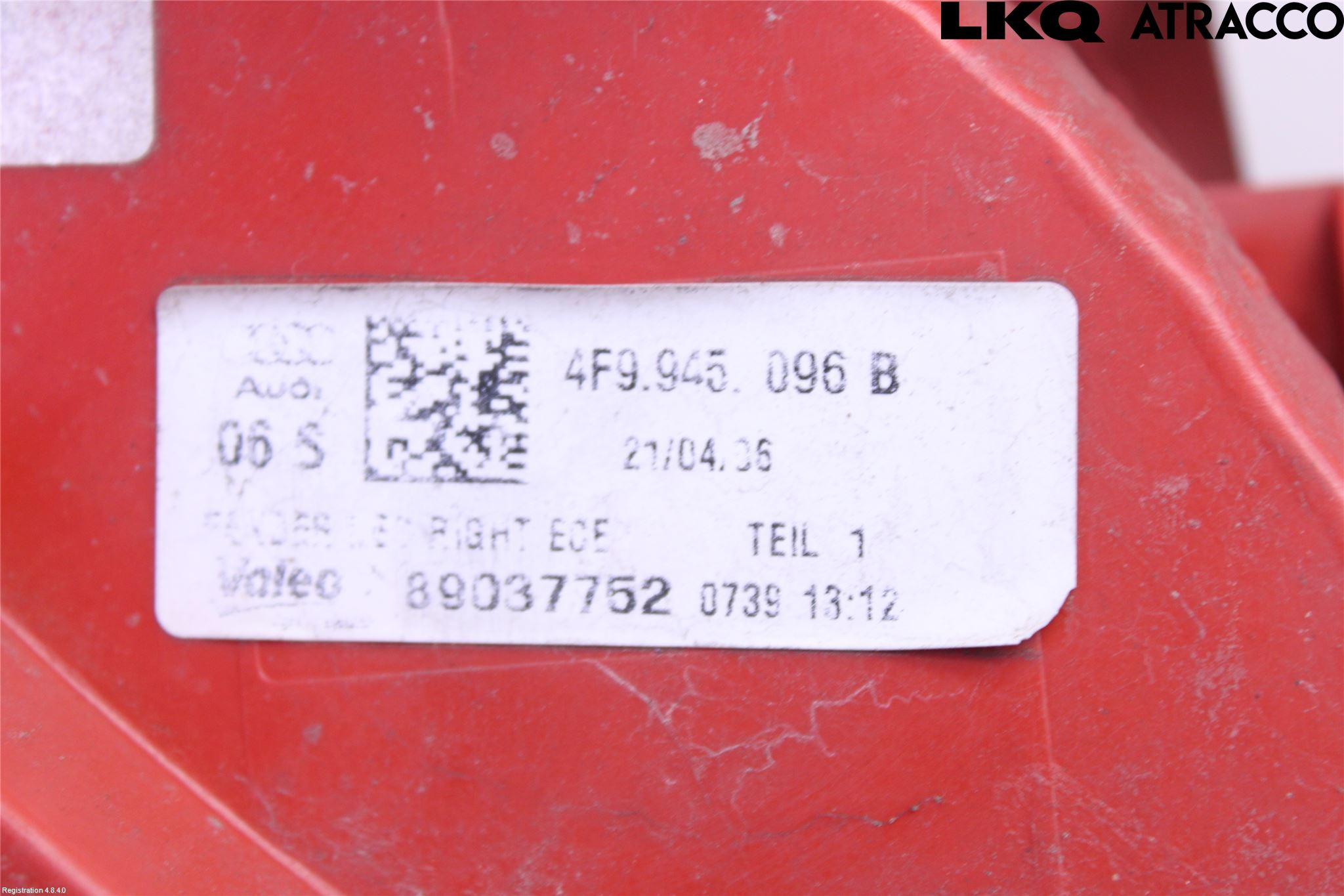 Audi A6/S6     05-11 Bakljus Höger