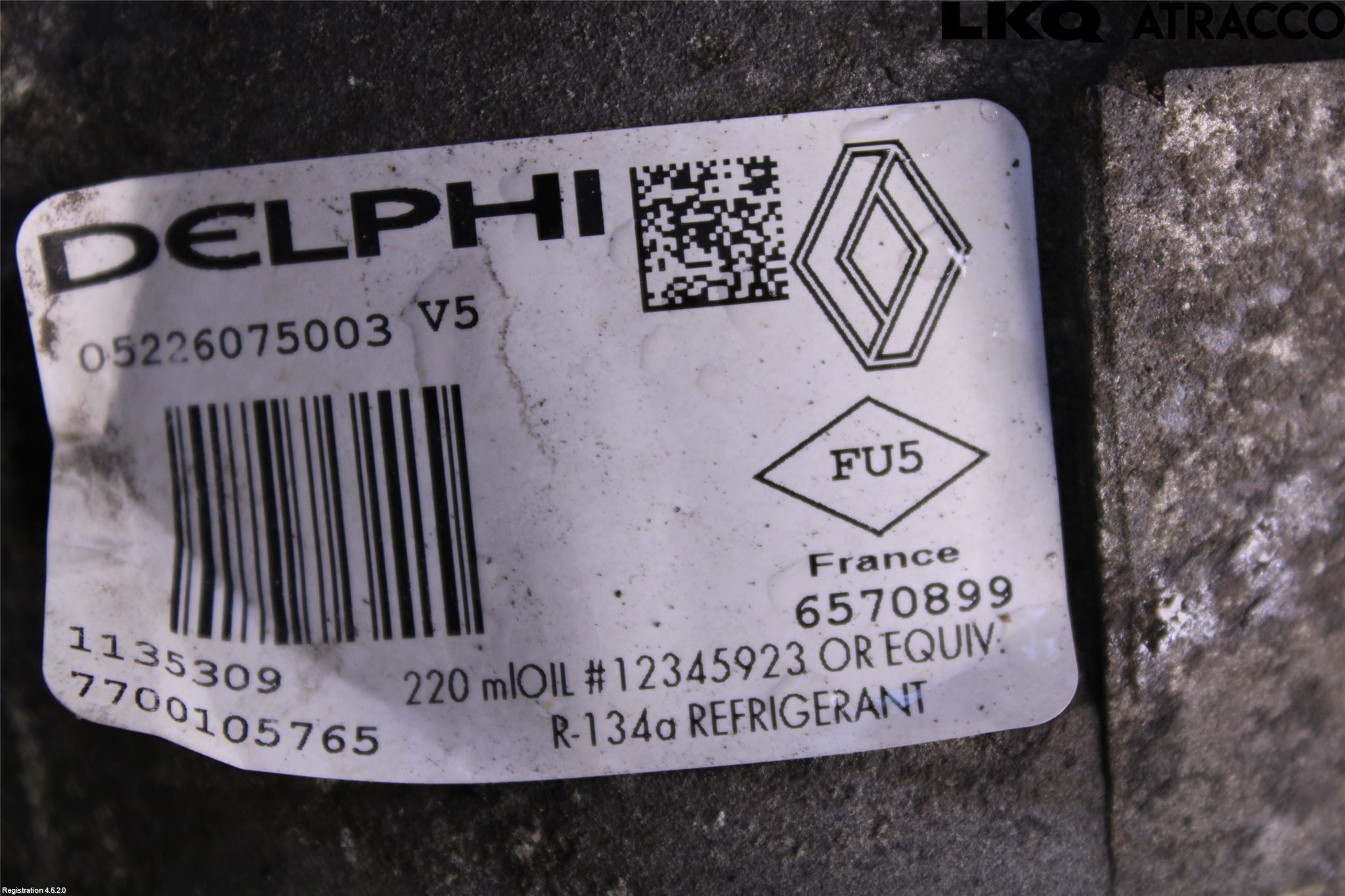 Renault TRAFIC   02-14 Ac Kompressor