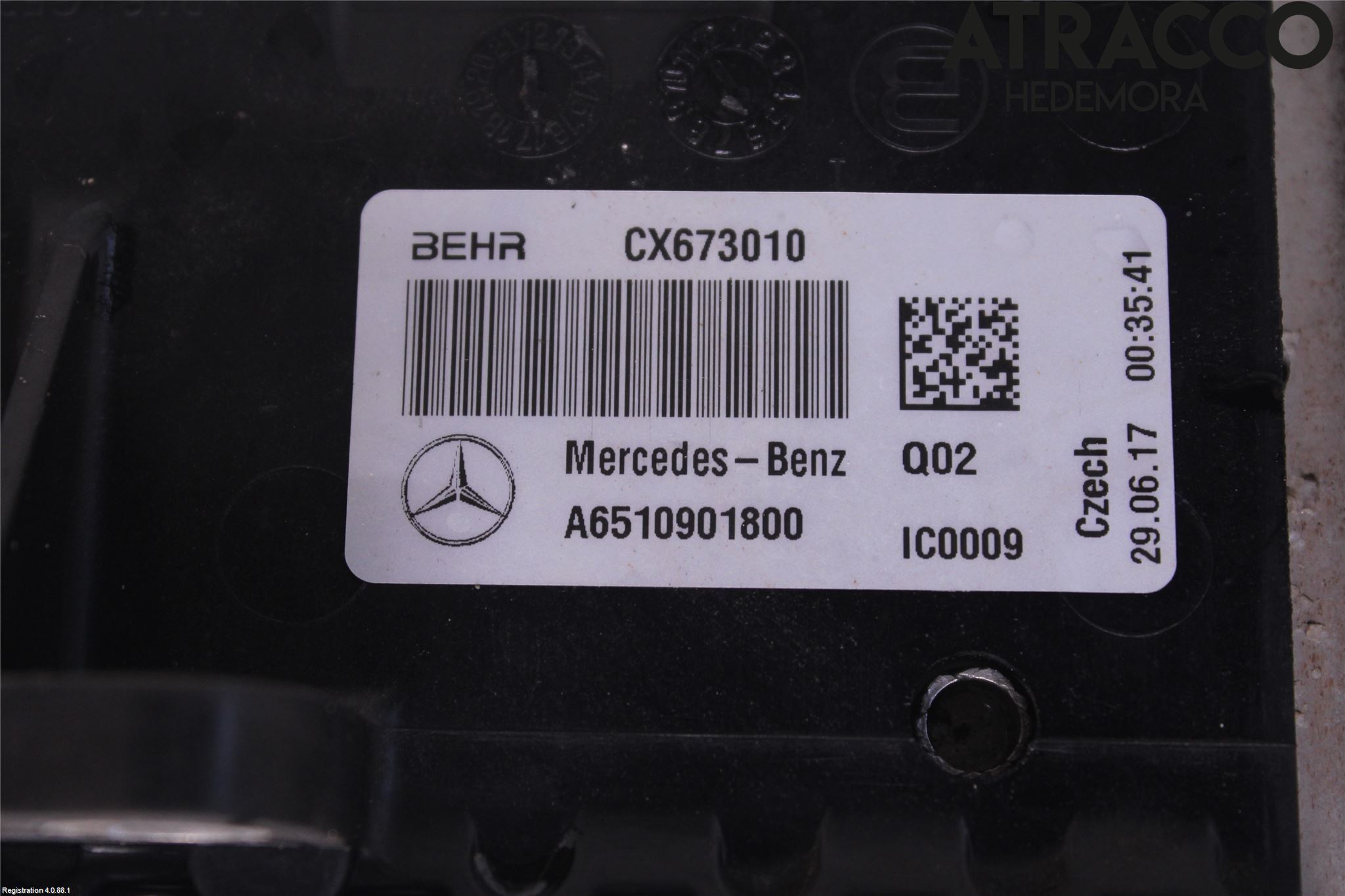 Mercedes-Benz MB C-KLASS (W205) 14-21 Laddluft-Intercooler Kyl