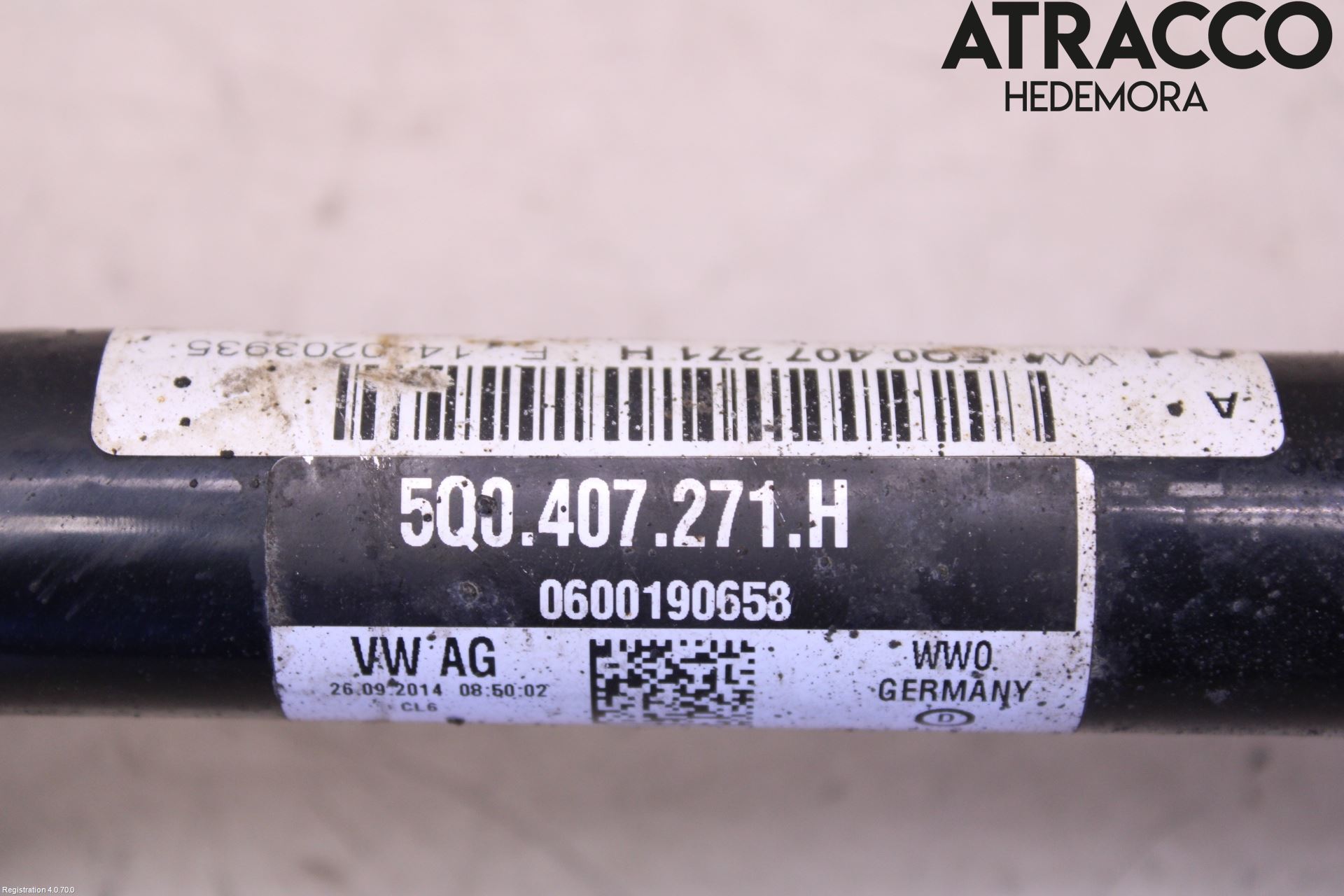 Volkswagen VW GOLF / E-GOLF VII 13-20 Drivaxel Fram Vänster