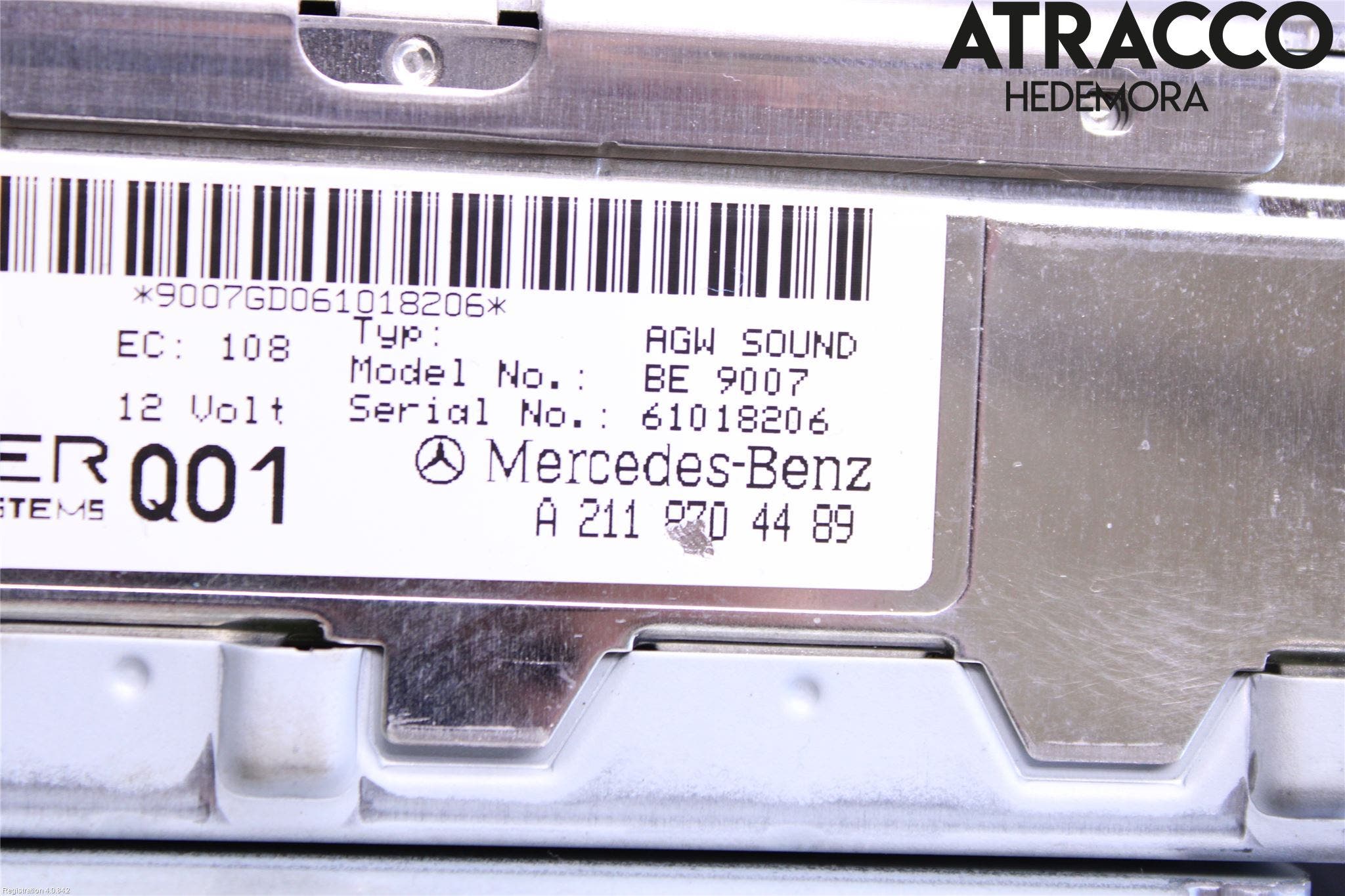 Mercedes-Benz MB E-KLASS (W211) 02-09 Radio-Stereo Förstärkare