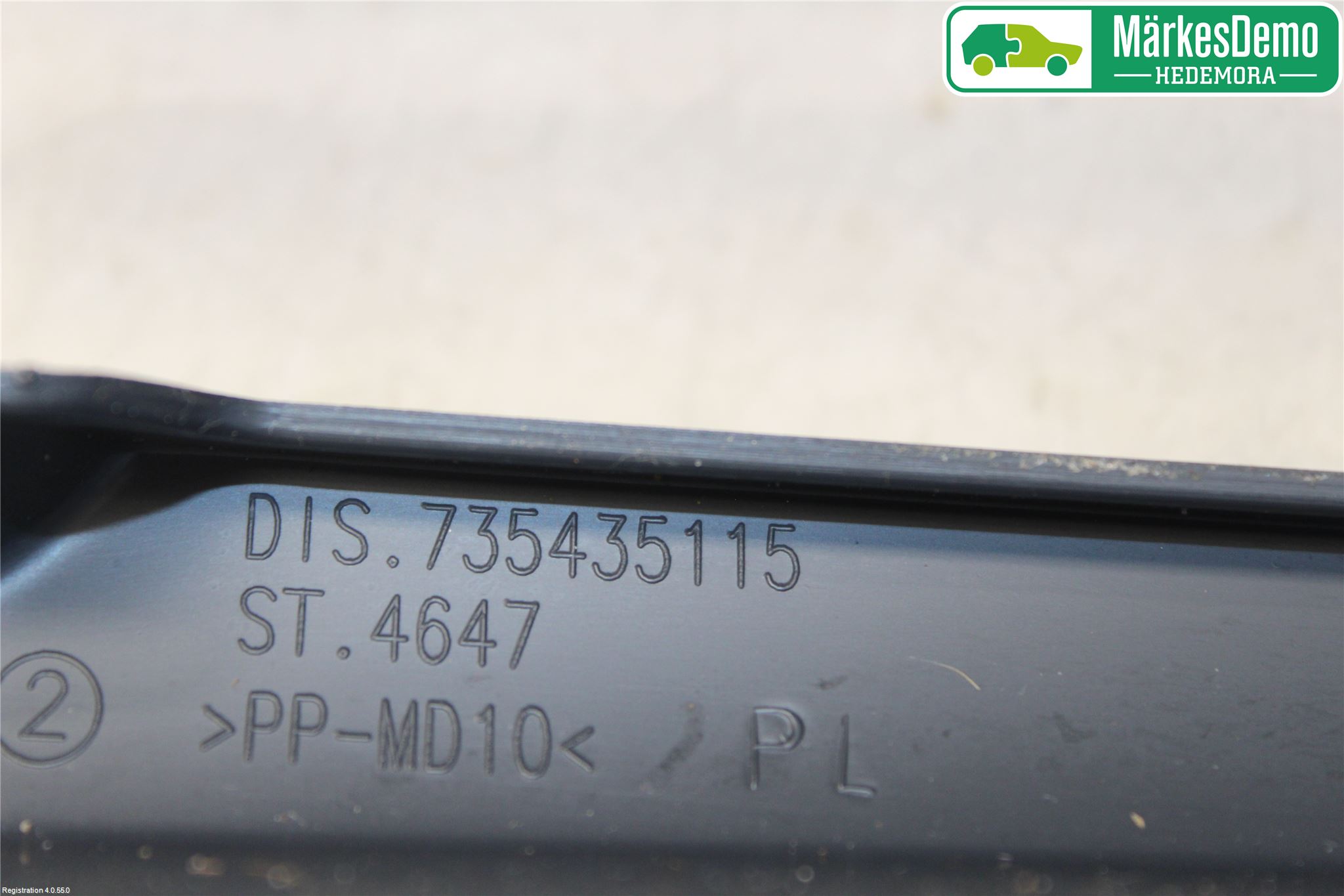 Fiat 500 07- Mugghållare