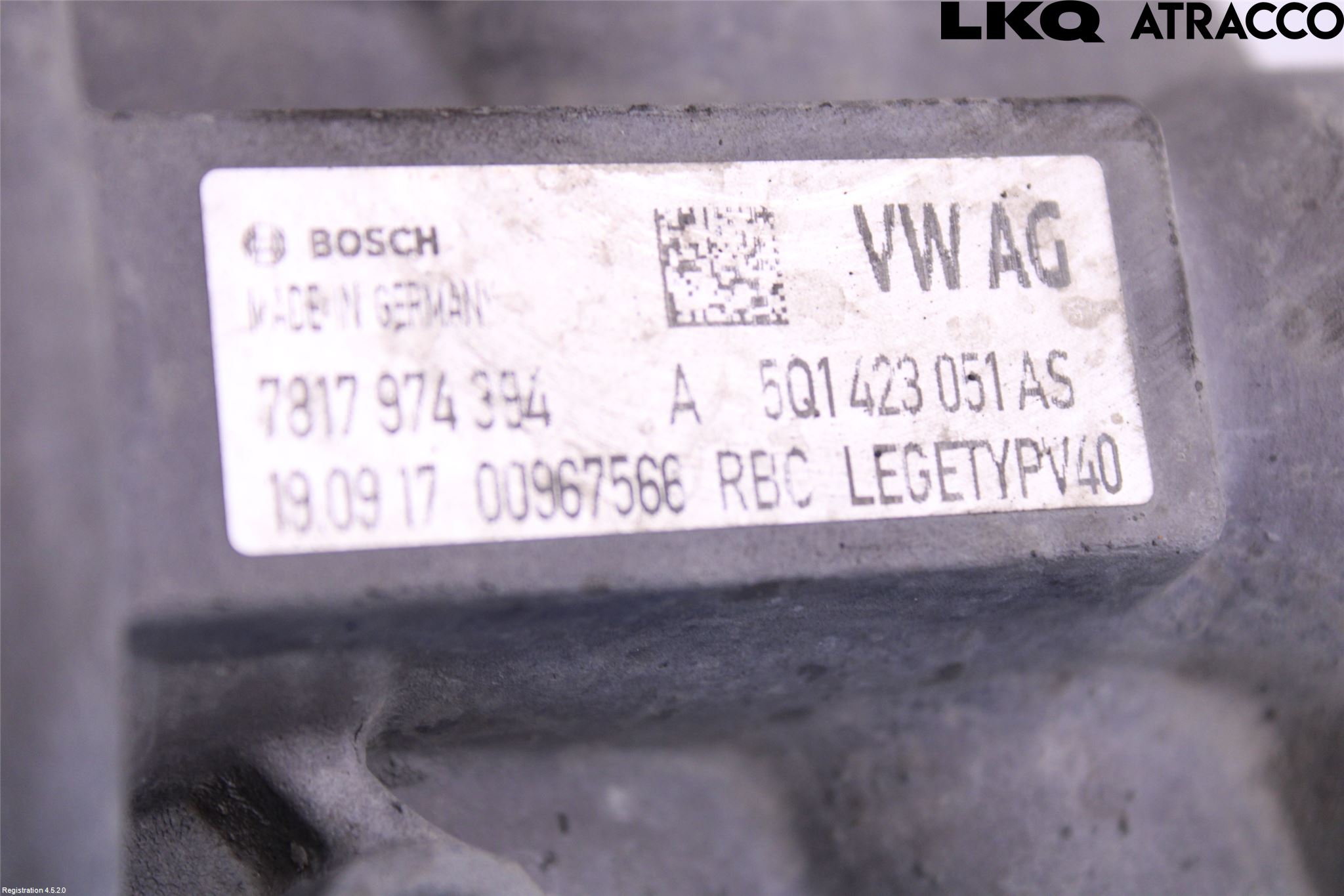 Volkswagen VW GOLF / E-GOLF VII 13-20 Styrväxel-Snäcka Elektrisk