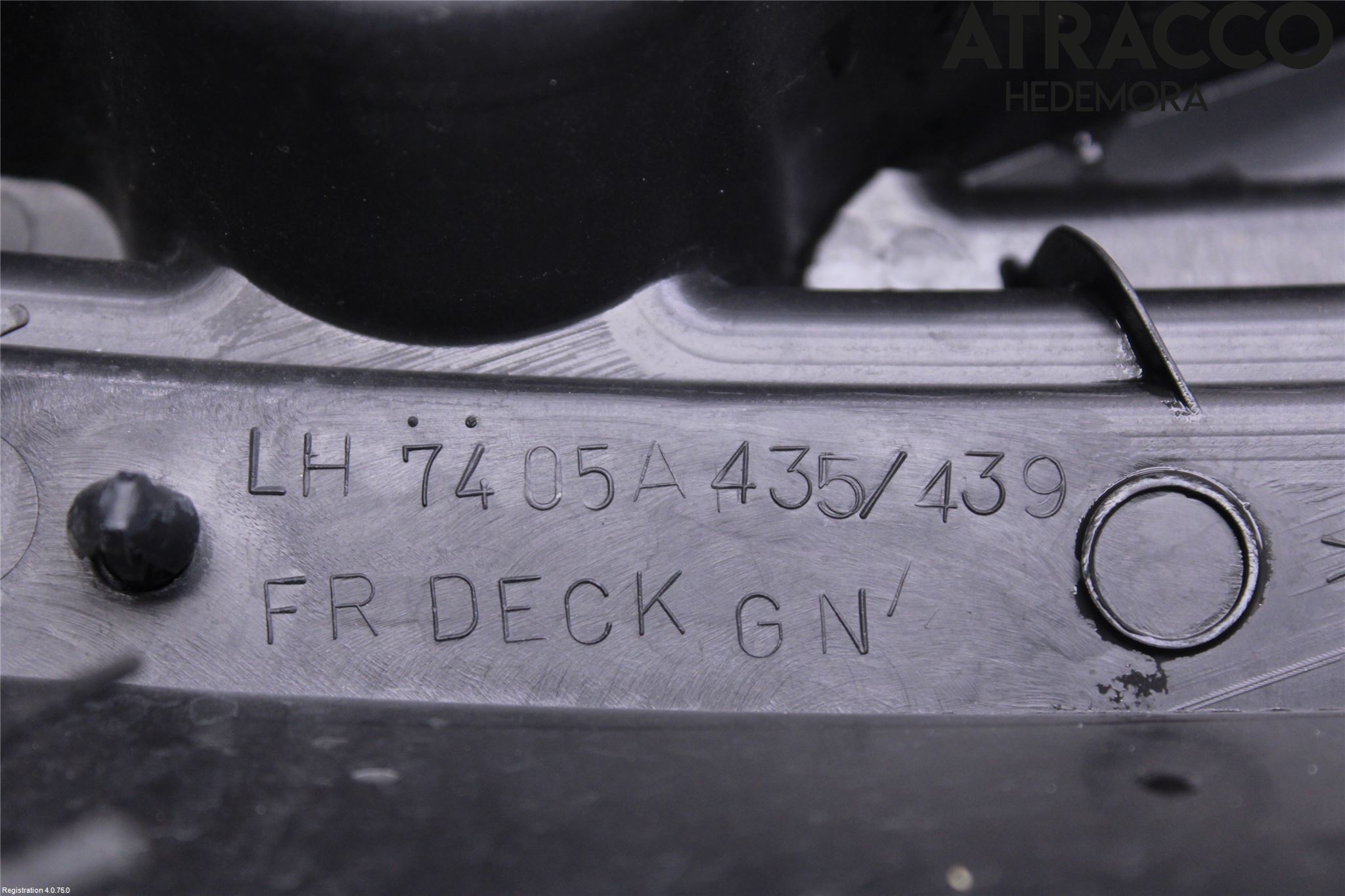 Mitsubishi ASX 10-22 Torpedplåt-Torpedplast