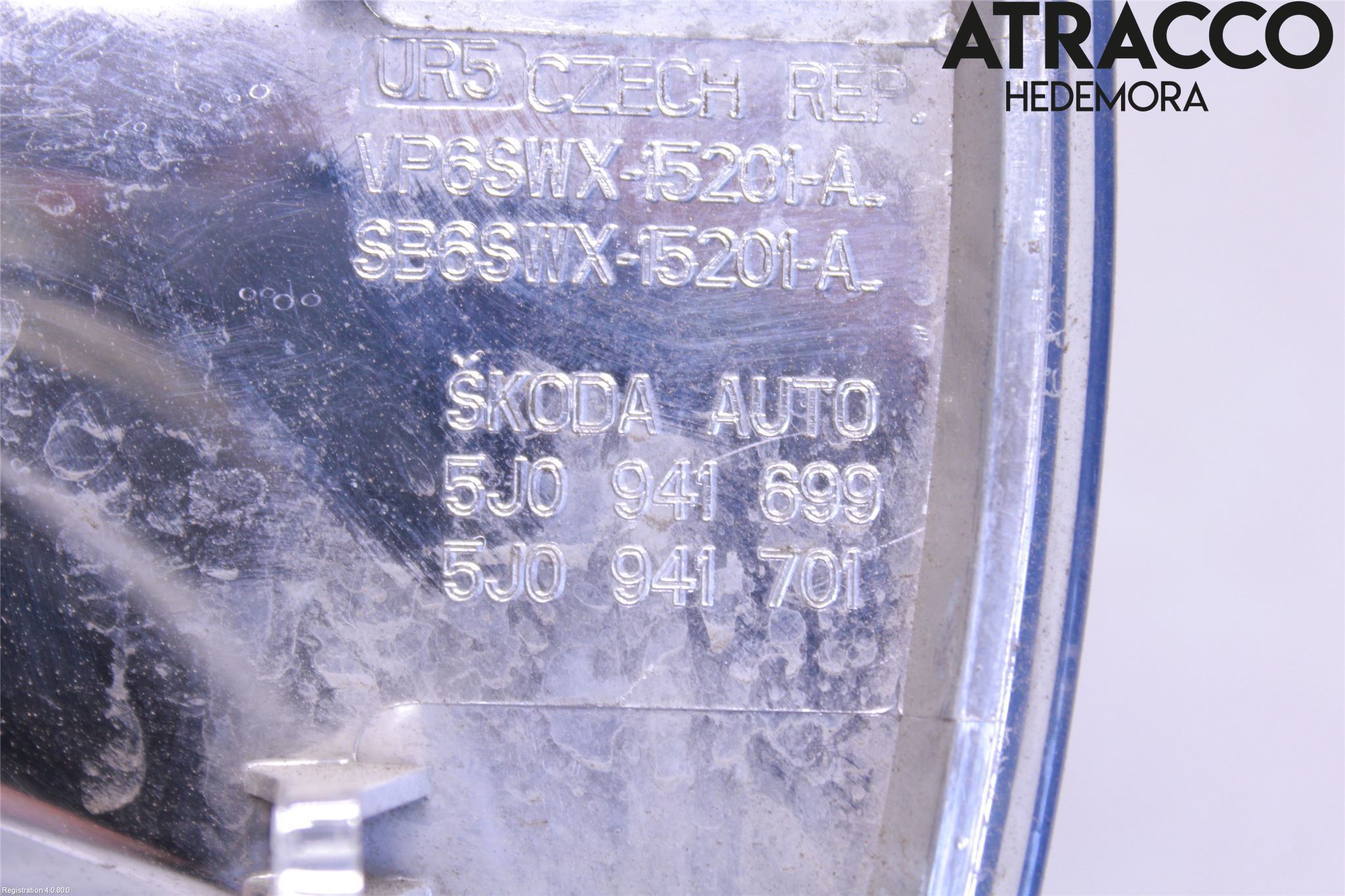 Skoda FABIA 07-14 Dimljus-Varselljus Fram