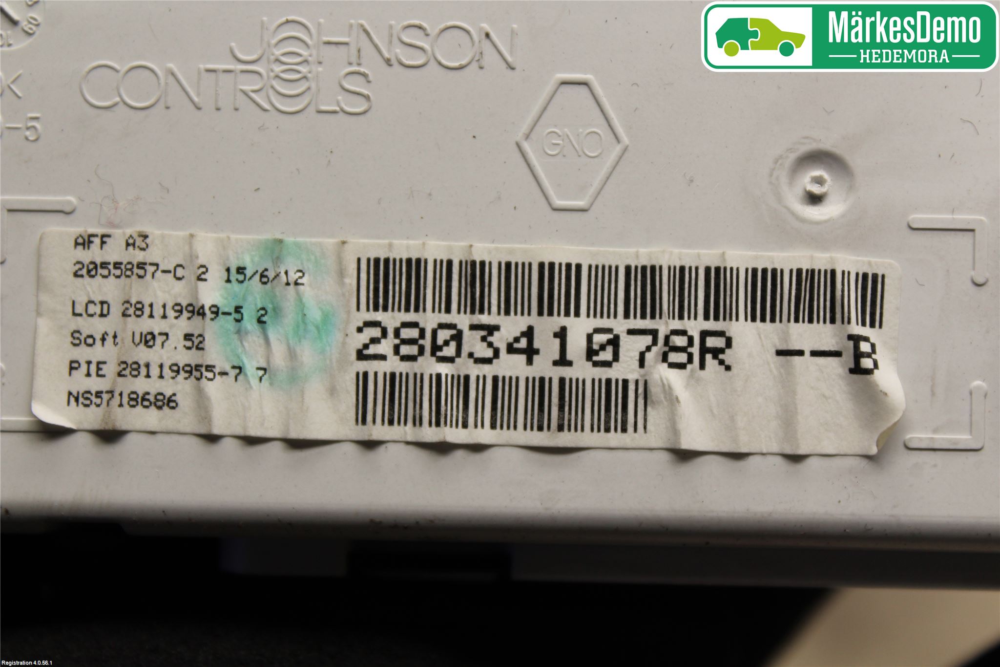 Renault TRAFIC   02-14 Kontrolldisplay