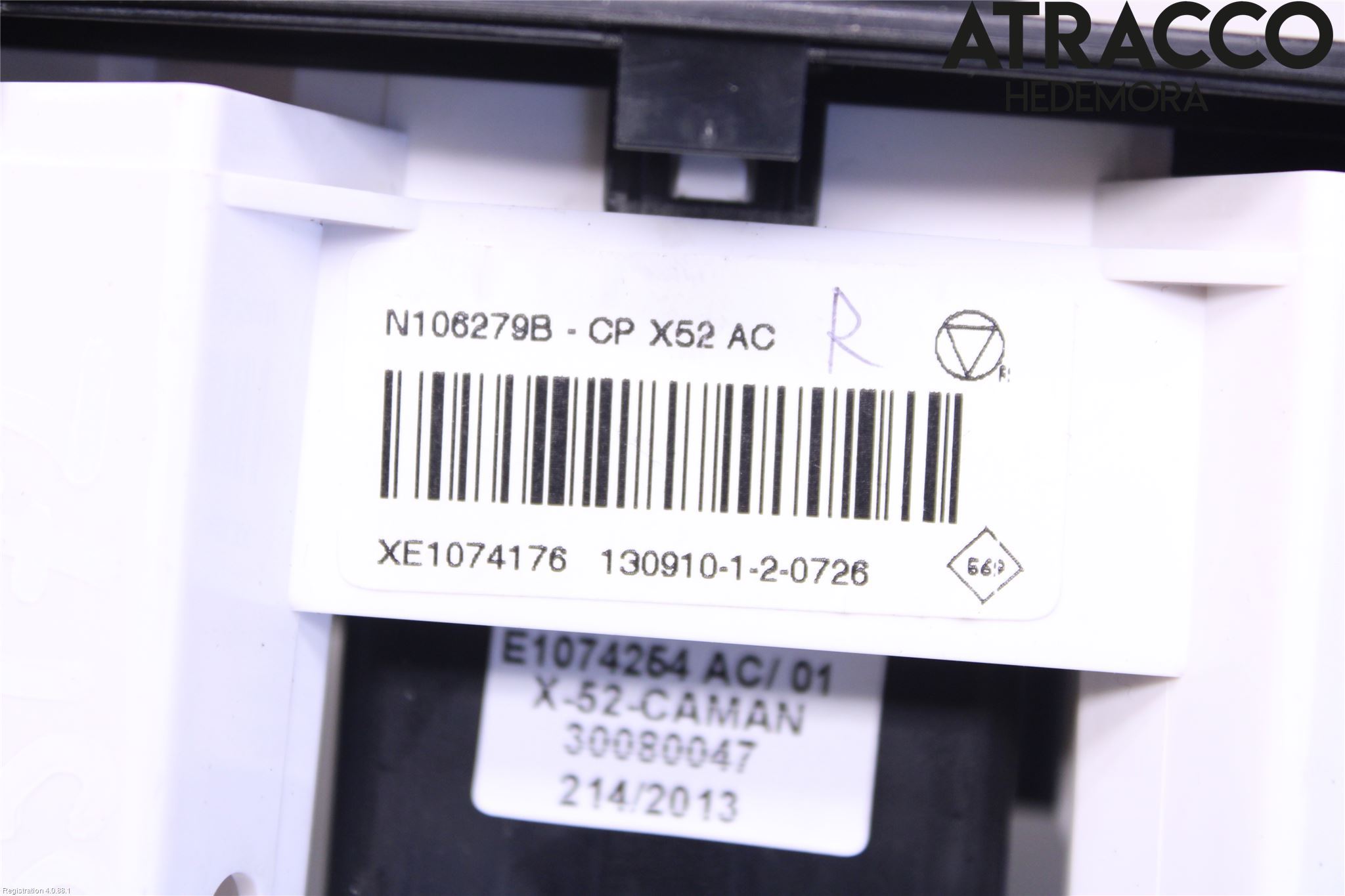 Dacia LOGAN MCV/STEPWAY Ac Styrenhet Ac Manöveren