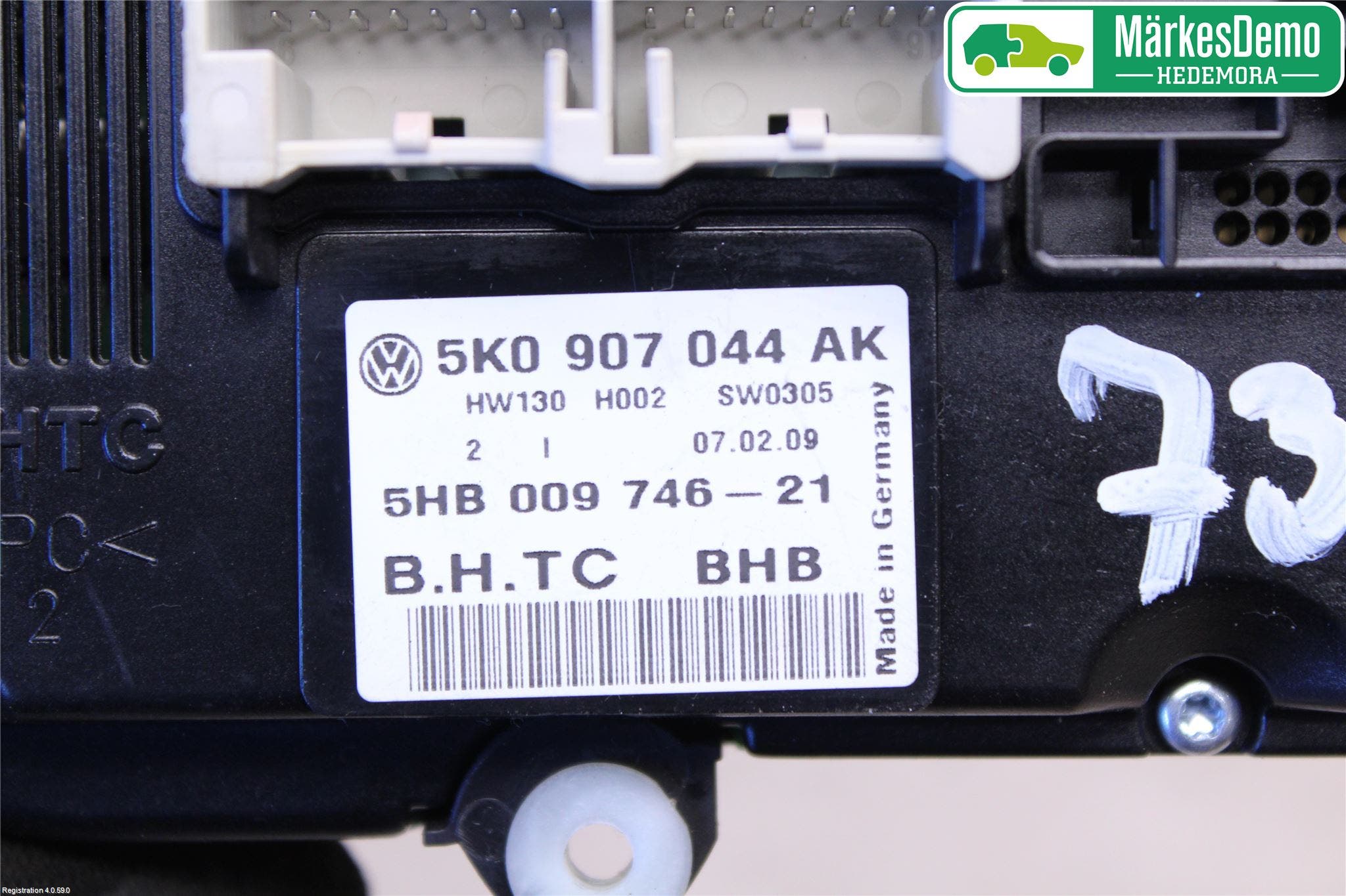 Volkswagen VW GOLF PLUS/CROSS GOLF 04-14 Ac Styrenhet Ac Manöveren