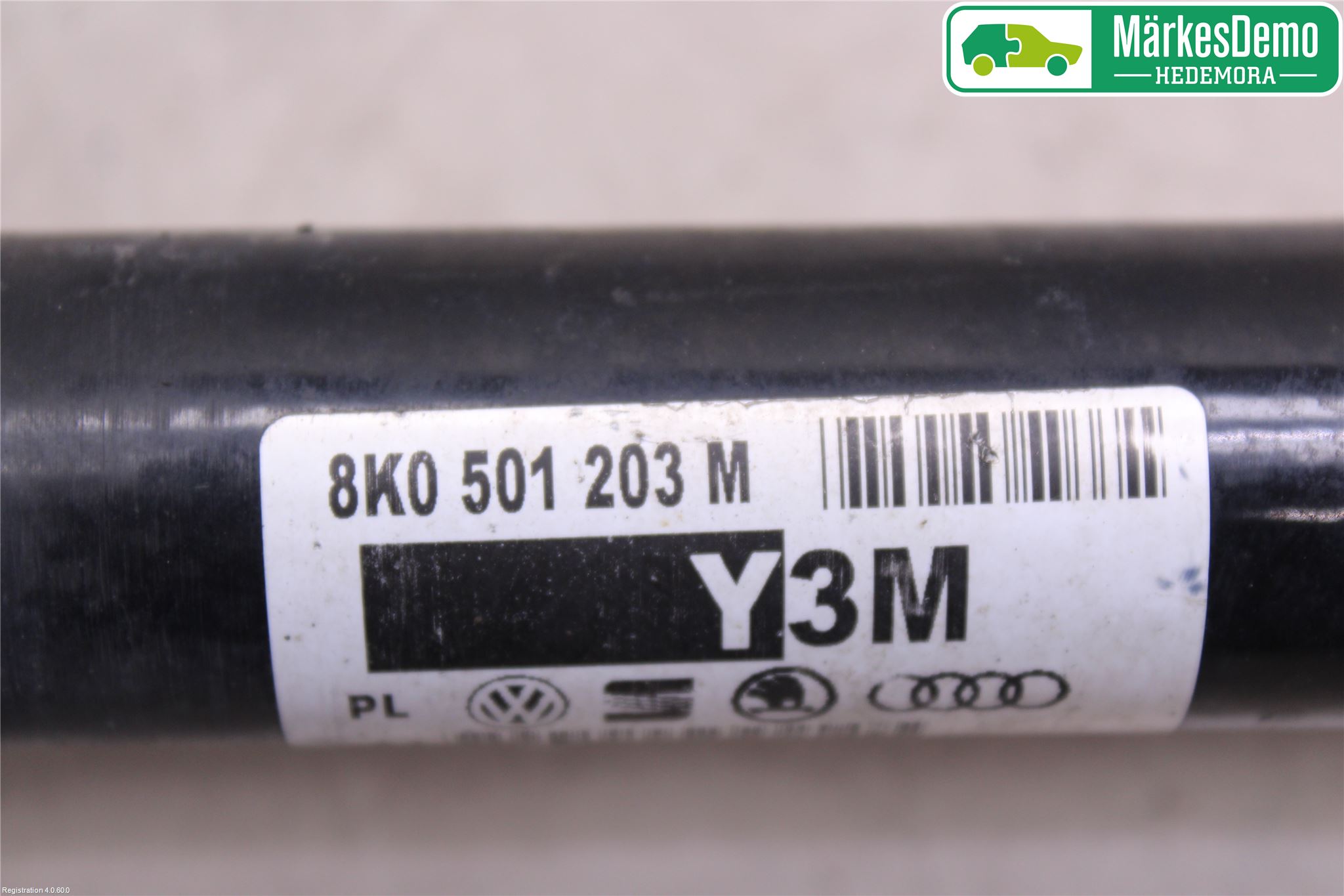 Audi A5 07-16 Drivaxel Bak Vänster