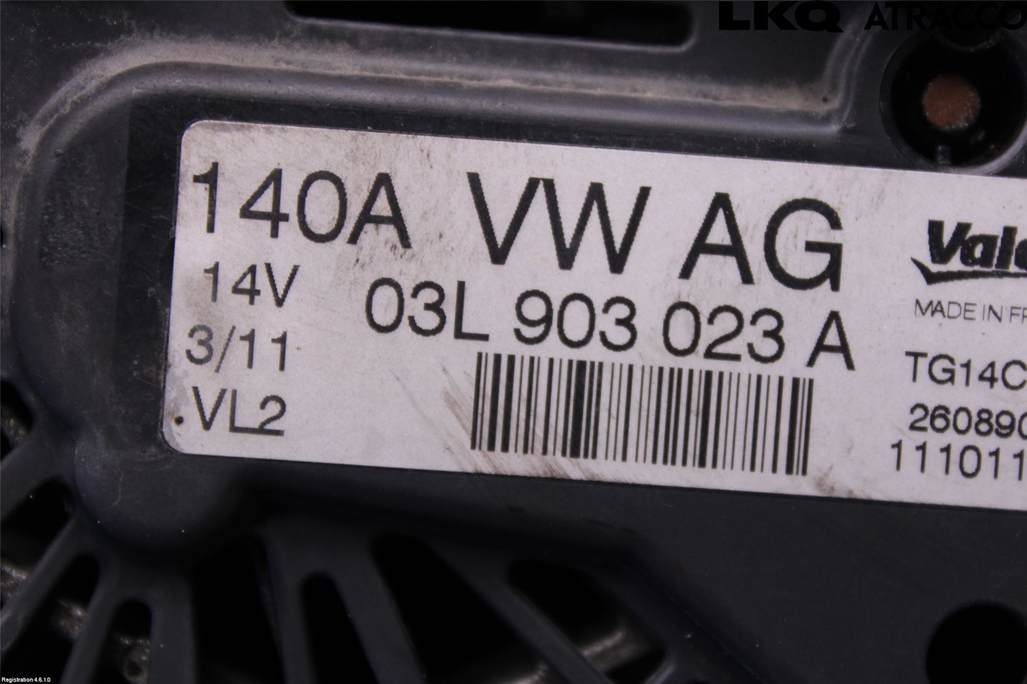 Audi A3/S3 05-13 Generator