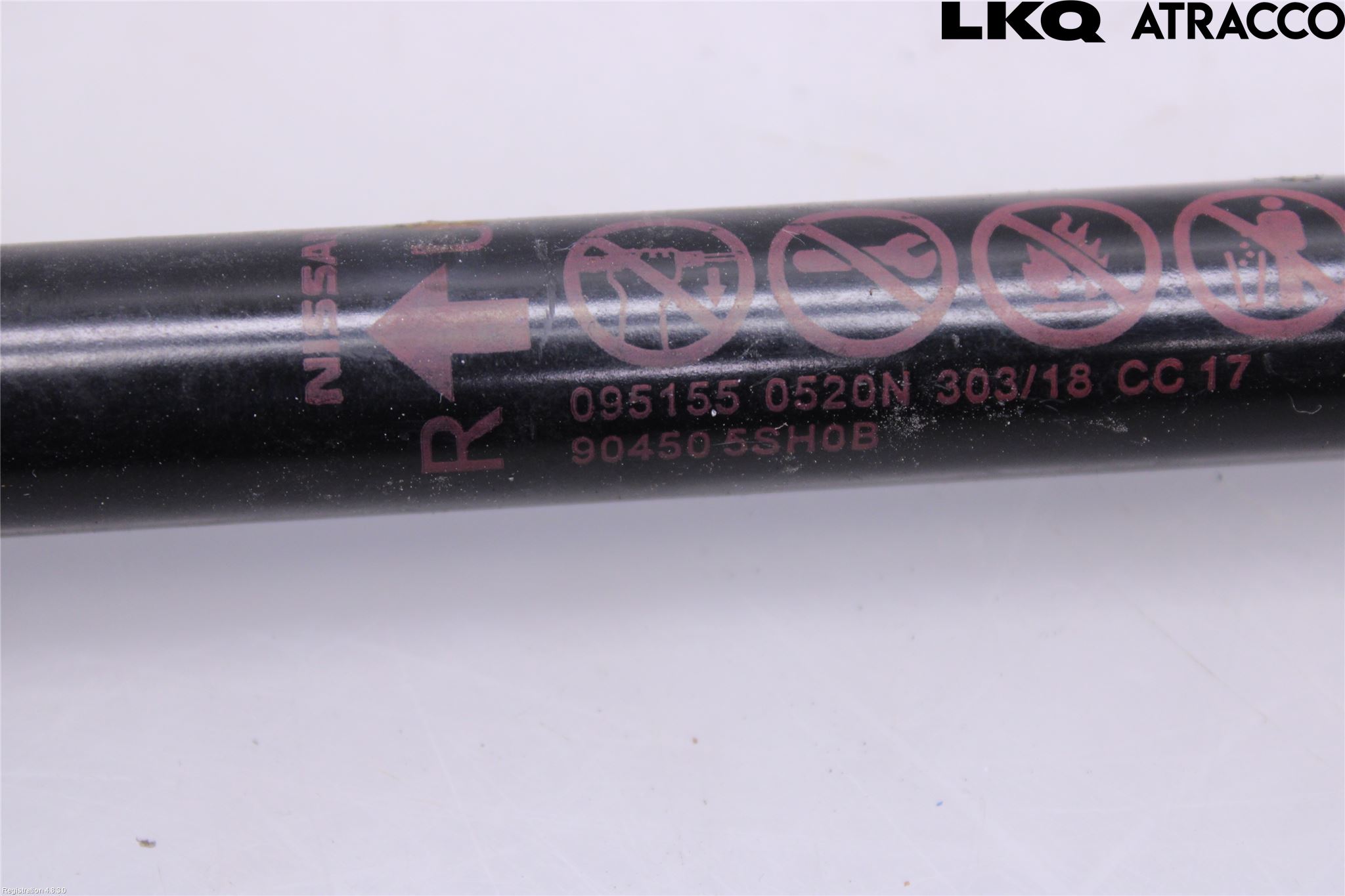 Nissan LEAF 18- Gasfjäder Baklucka